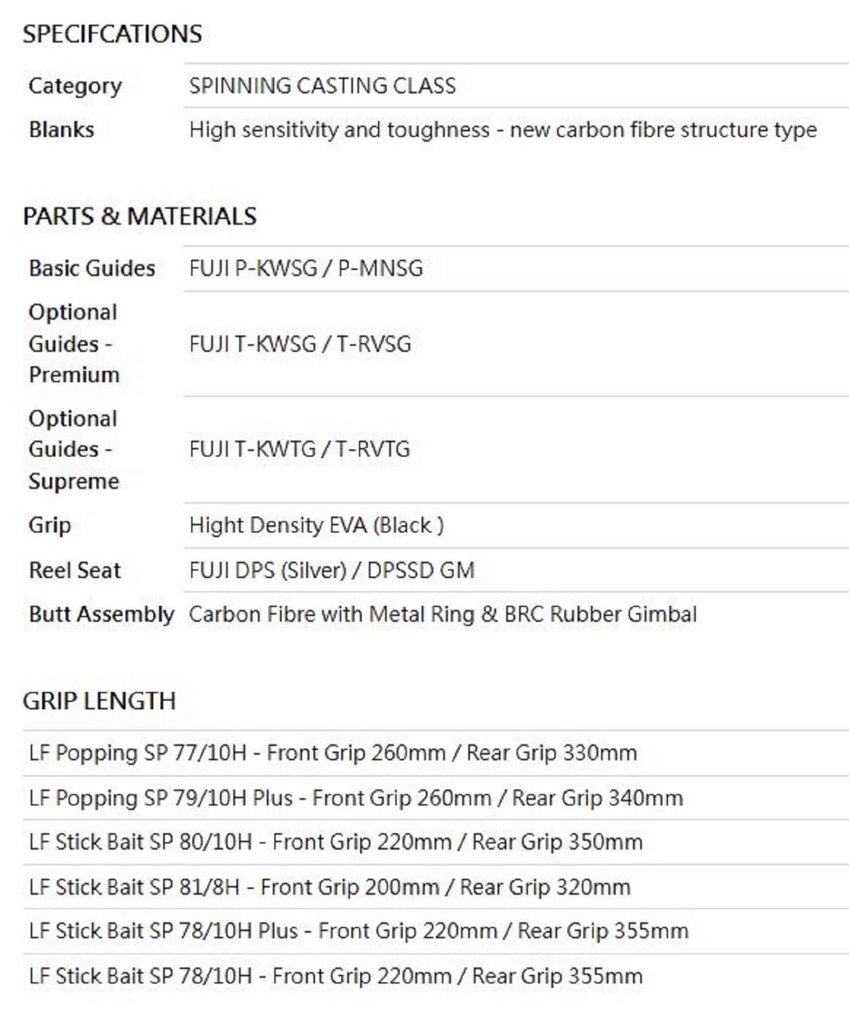 Sea VentureX SVX Rod Spinning Lagoon Fighter SP 81/8 MH P.E 5-8 Blue 8072