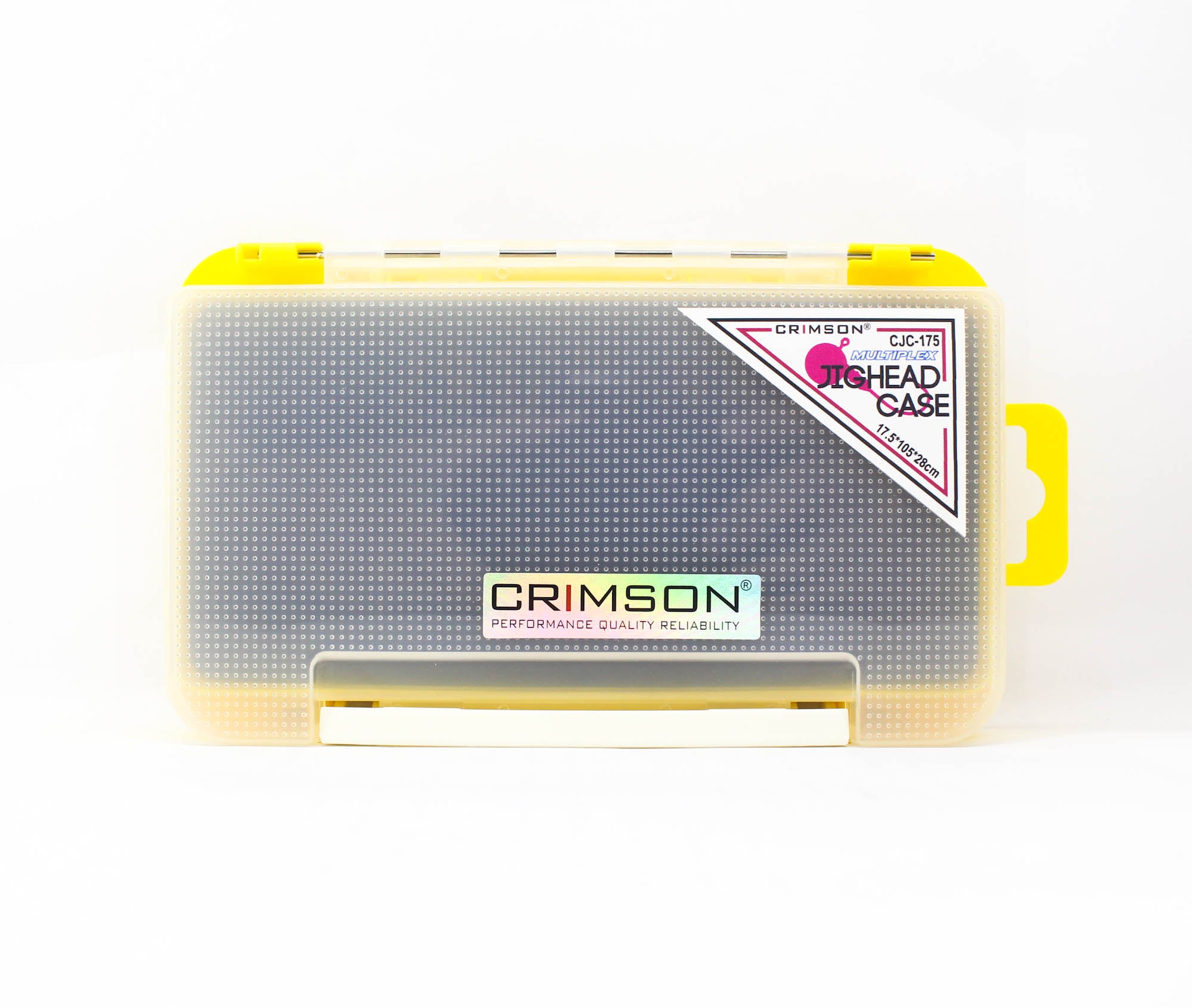 Crimson CJC-Y175 Jig Head Case Box 175 x 105 x 28mm Yellow (4376)