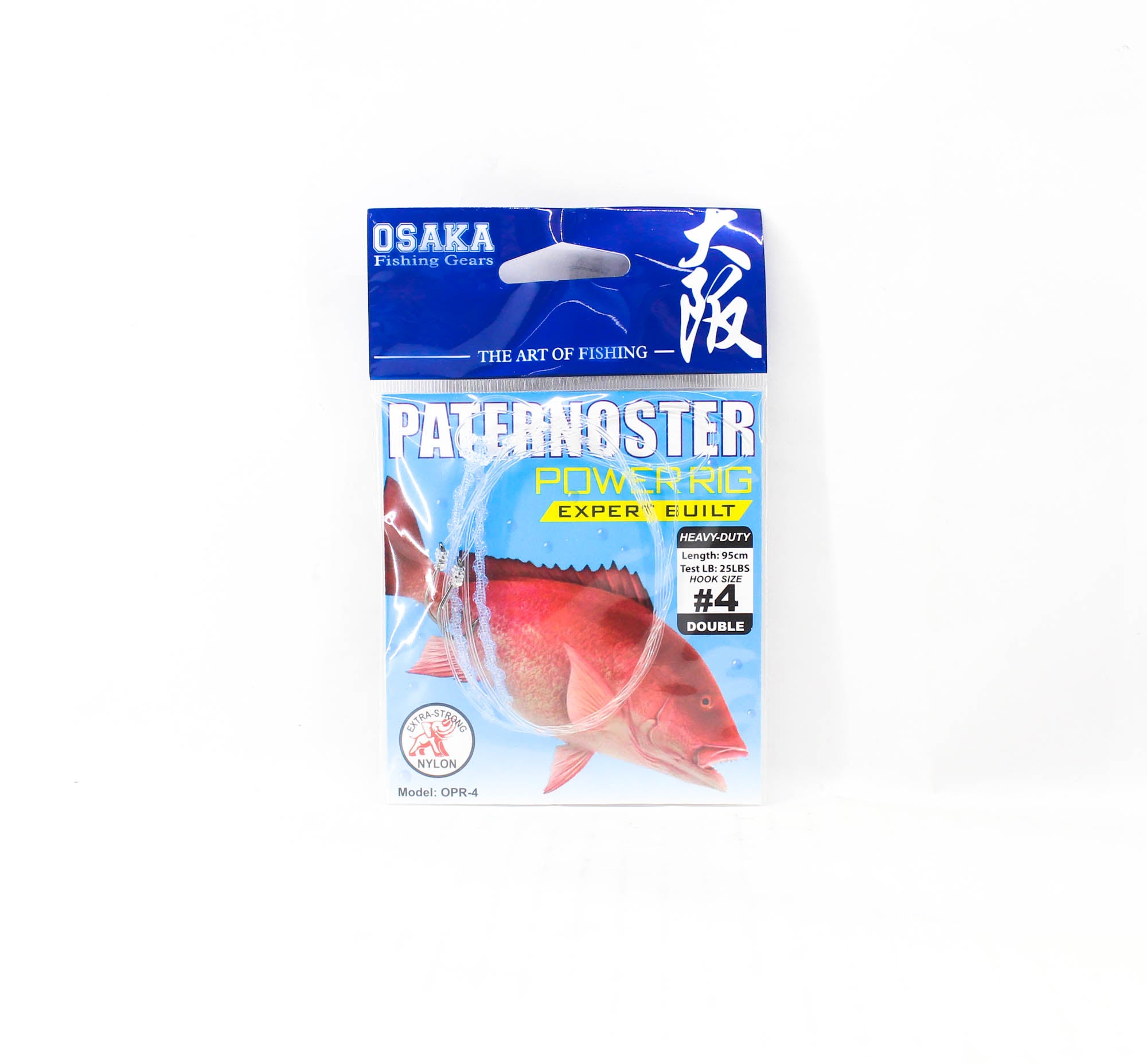 Crimson Osaka OPR-4 Paternoster Power Rig Nylon Size 4 25lb (4550)