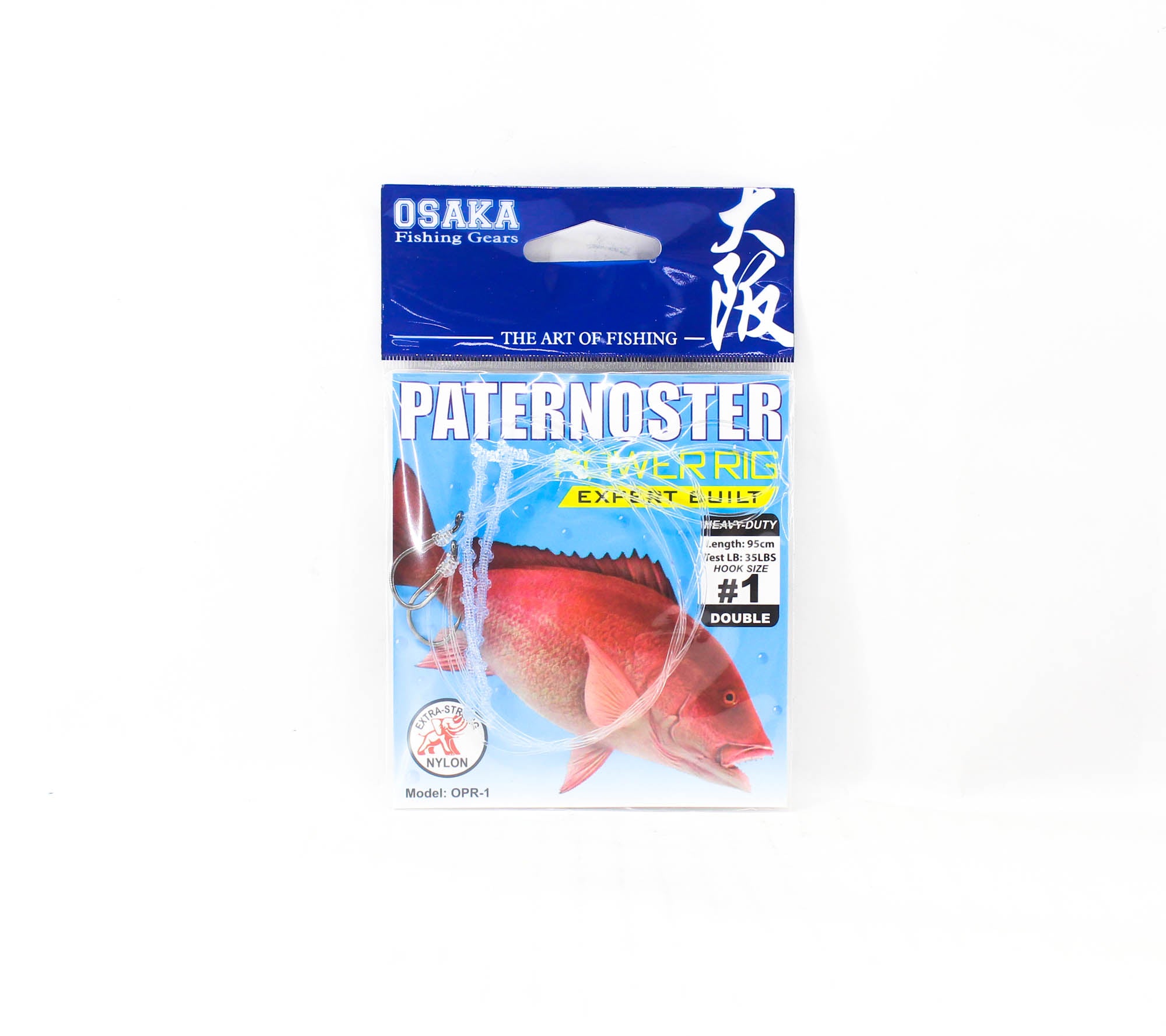 Crimson Osaka OPR-1 Paternoster Power Rig Nylon Size 1 35lb (4574)