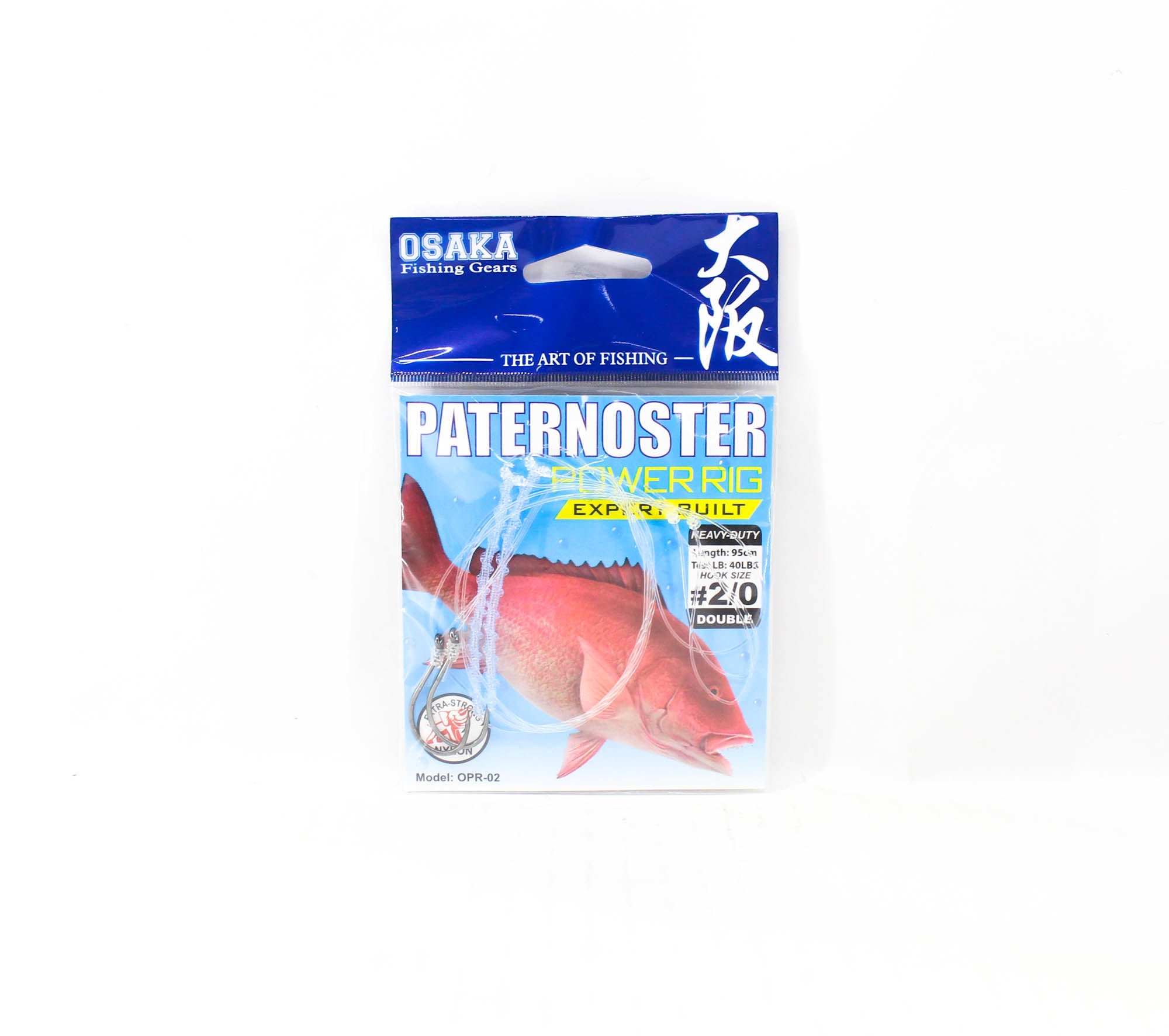 Crimson Osaka OPR-02 Paternoster Power Rig Nylon Size 2/0 40lb (4598)