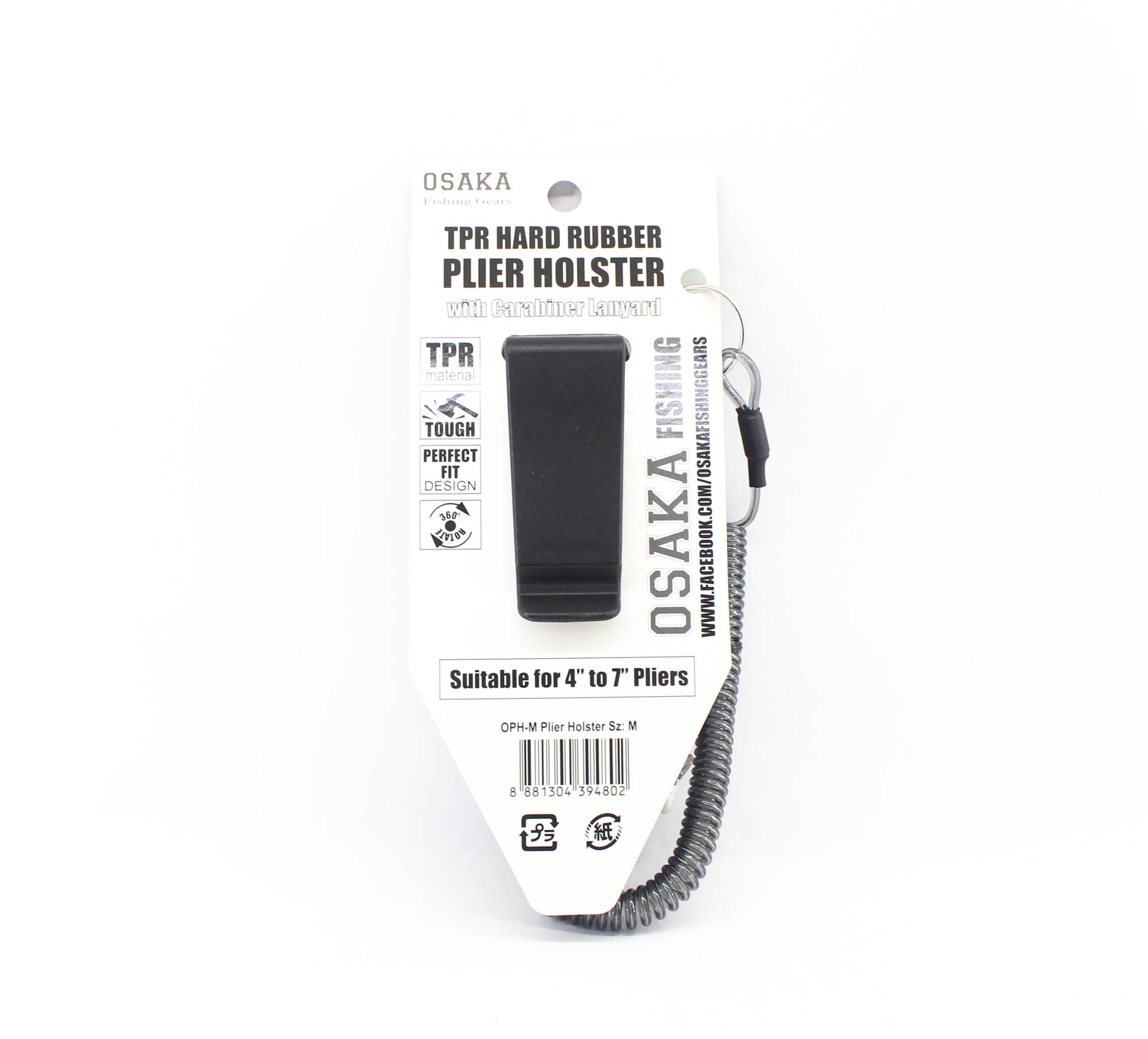 Crimson Osaka OPH-M Plier Holder Hard Rubber TPR Size M (4802)