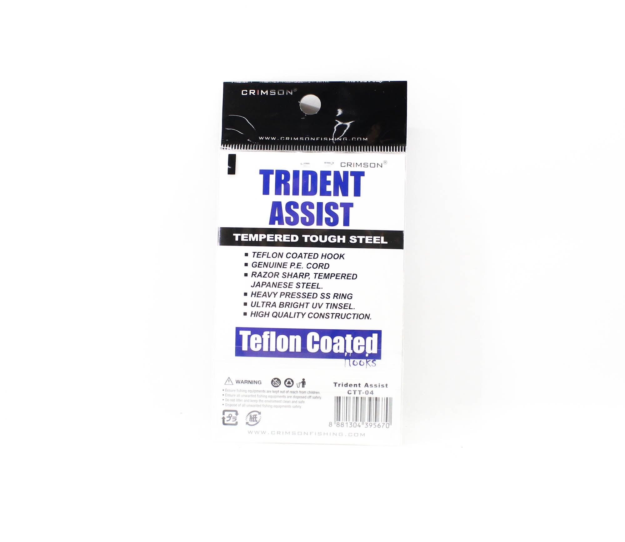 Crimson CTT-04 Trident Assist Hooks Size 4/0 (5670)