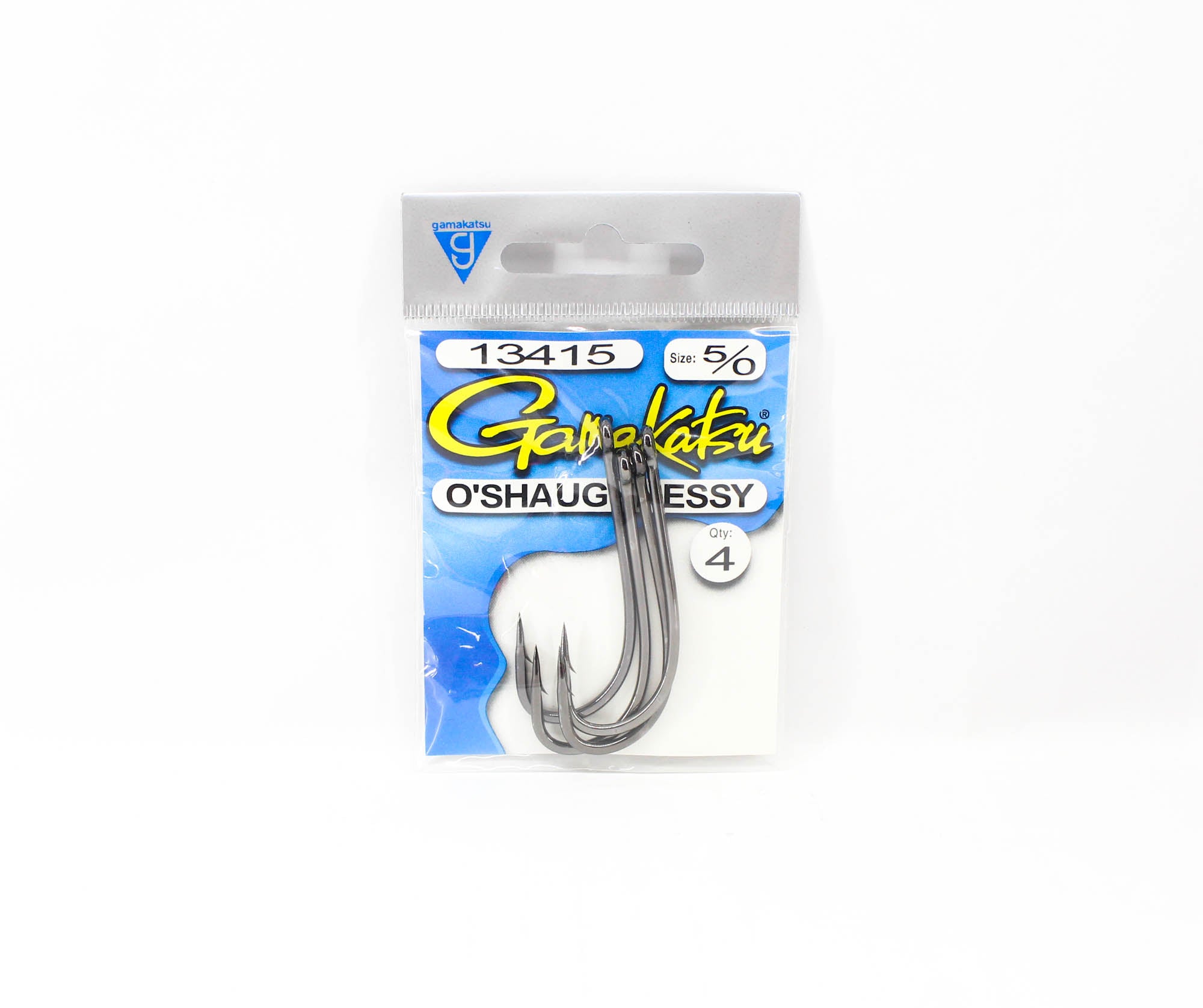 Gamakatsu 13415 O'Shaughnessy Long Shank Hook Size 5/0 , 4 per pack (2940)