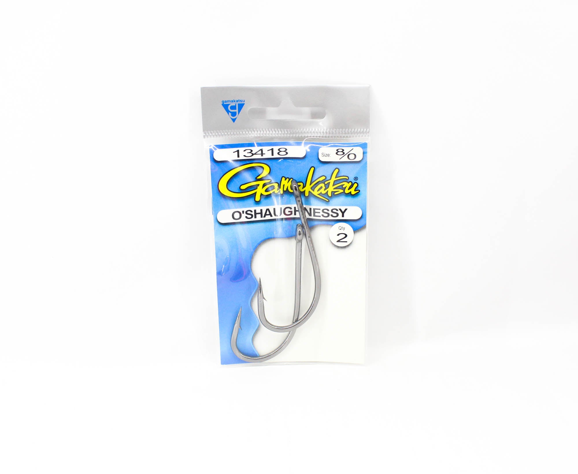 Gamakatsu 13418 O'Shaughnessy Long Shank Hook Size 8/0 , 2 per pack (3015)