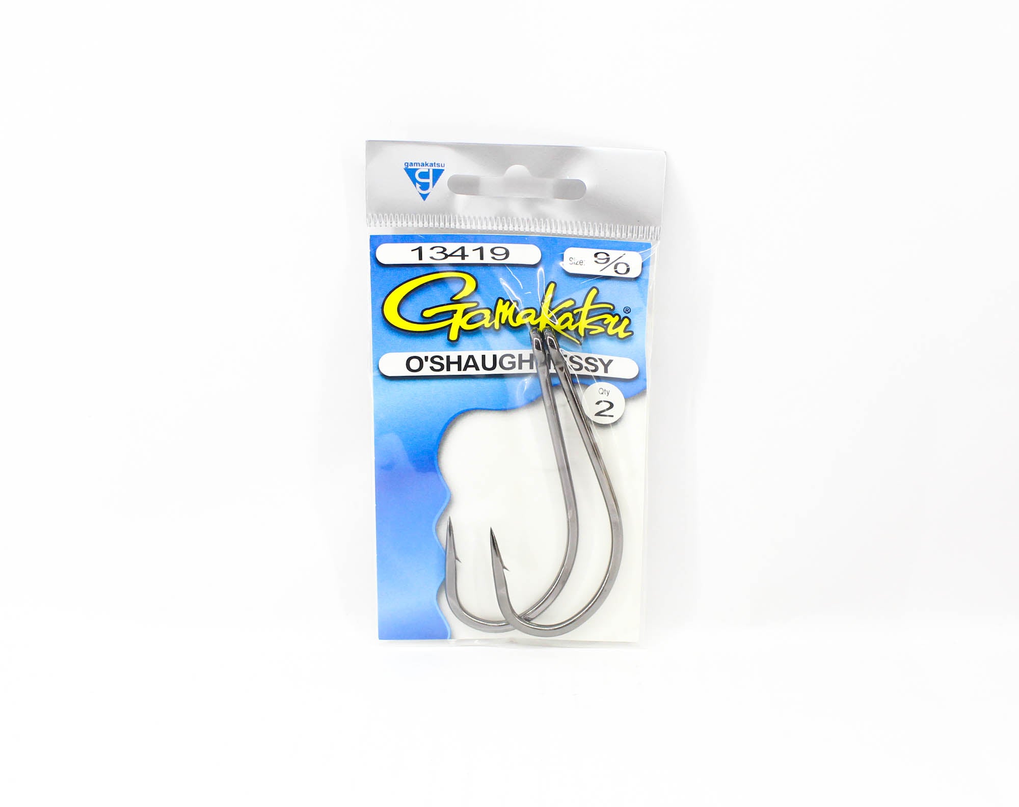 Gamakatsu 13419 O'Shaughnessy Long Shank Hook Size 9/0 , 2 per pack (3022)