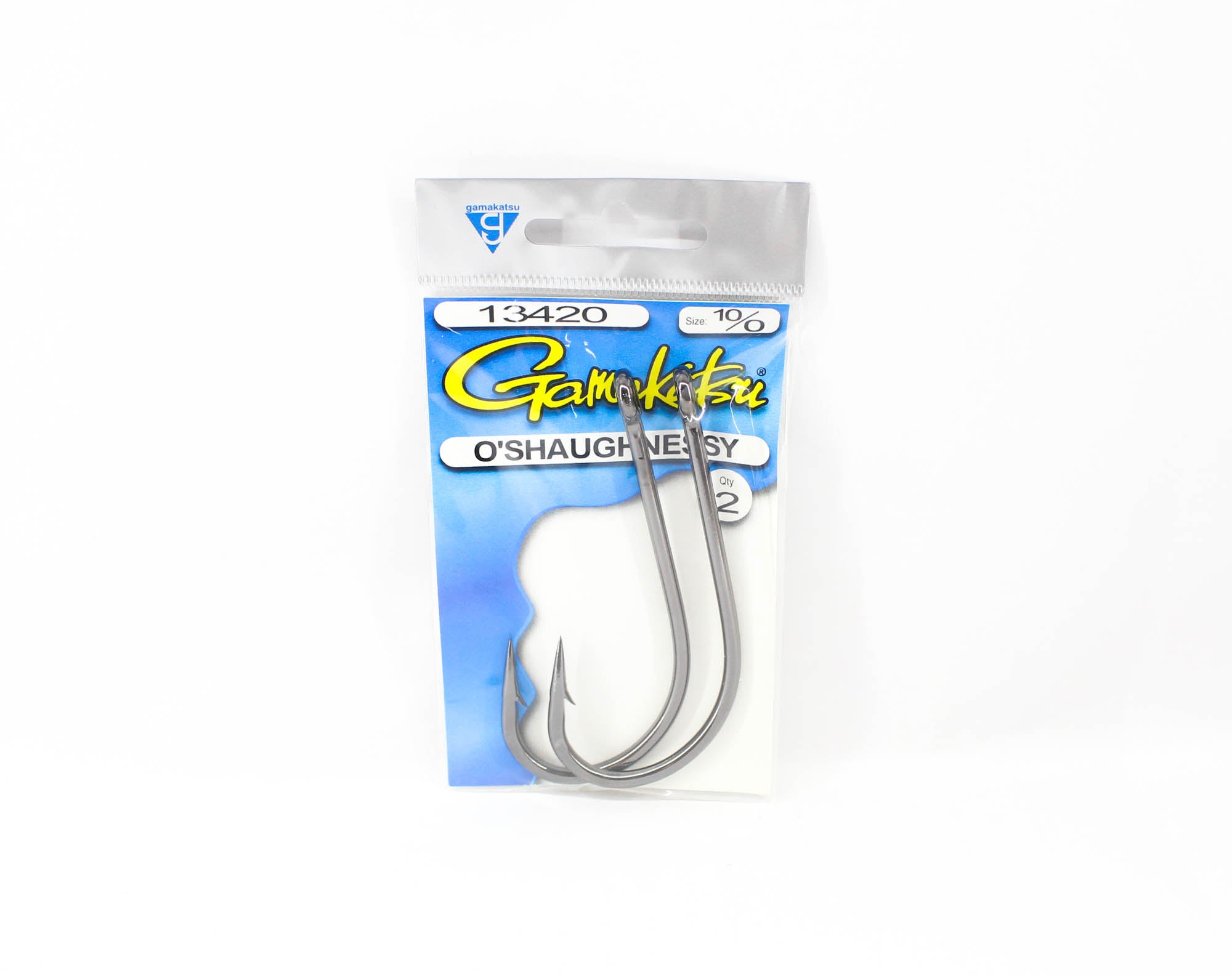 Gamakatsu 13420 O'Shaughnessy Long Shank Hook Size 10/0 , 2 per pack (3039)