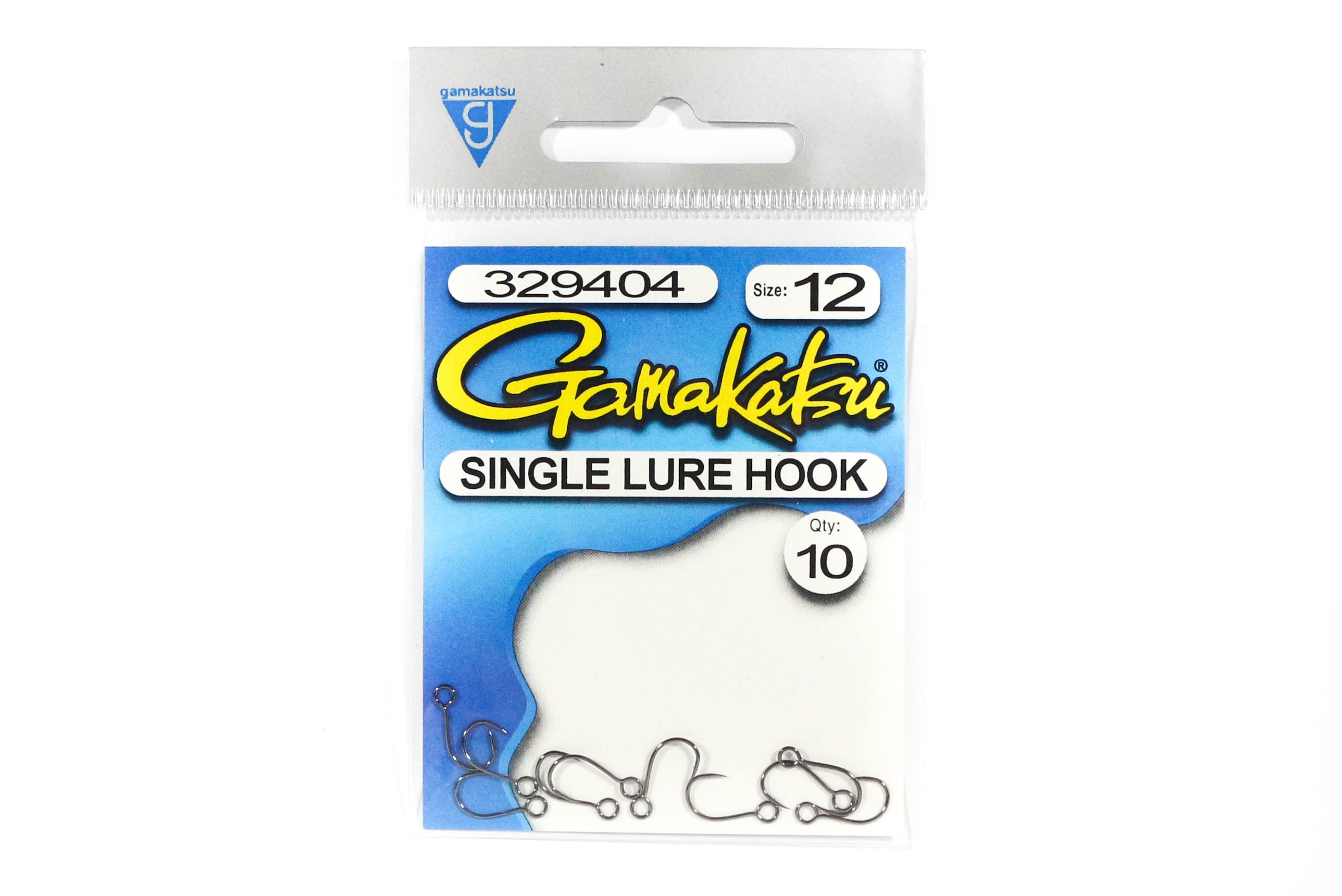 Gamakatsu Single Lure Hook Size 12 ,10 Per pack (5576)