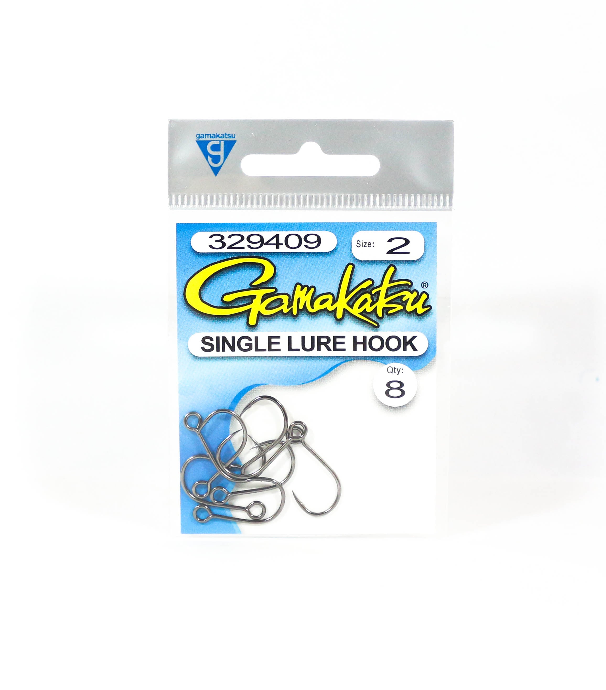 Gamakatsu Single Lure Hook Size 2 ,8 Per pack (5620)