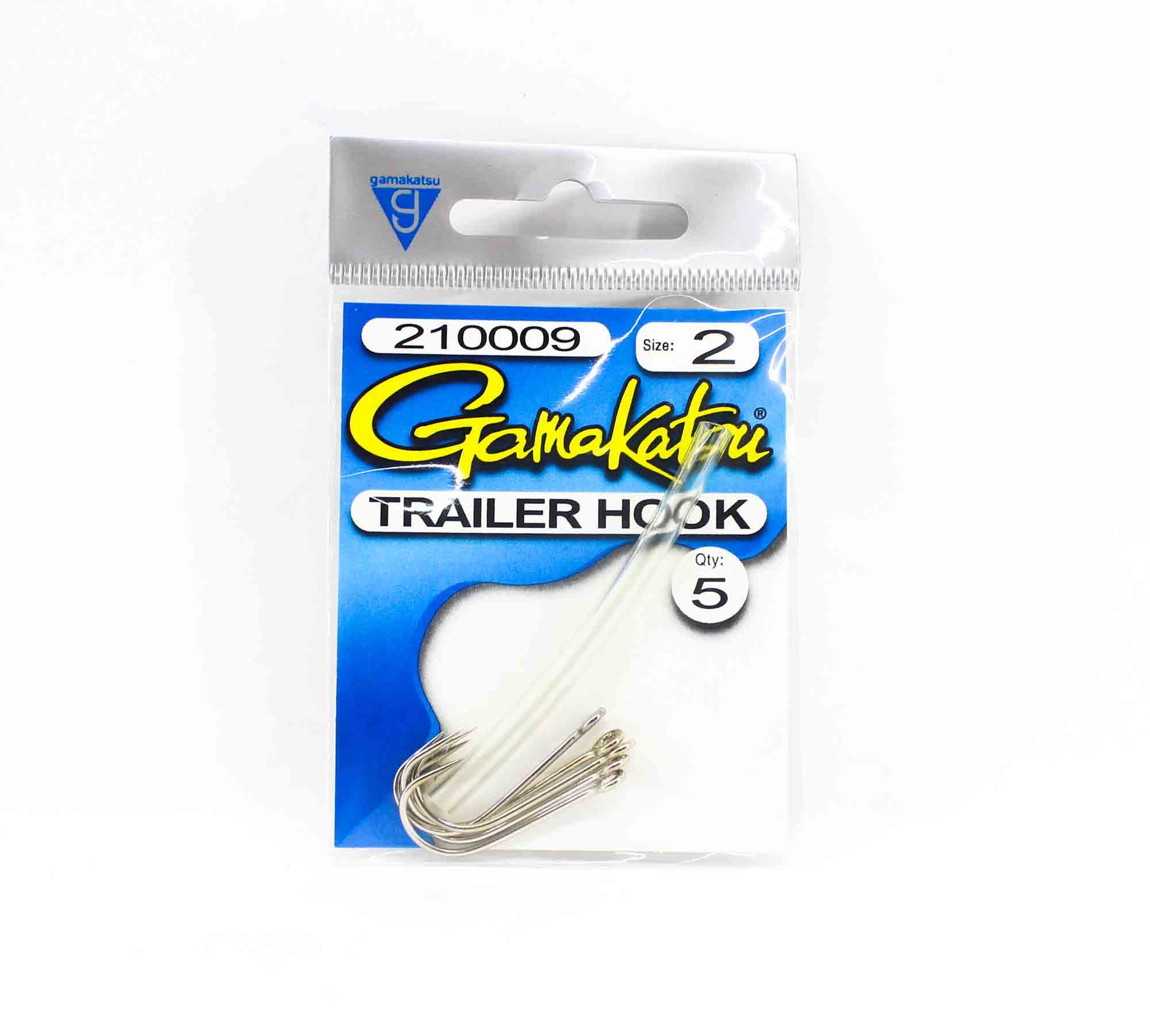 Gamakatsu Trailer Hook for Spinner Bait Size 2 ,5 Per pack (9437)