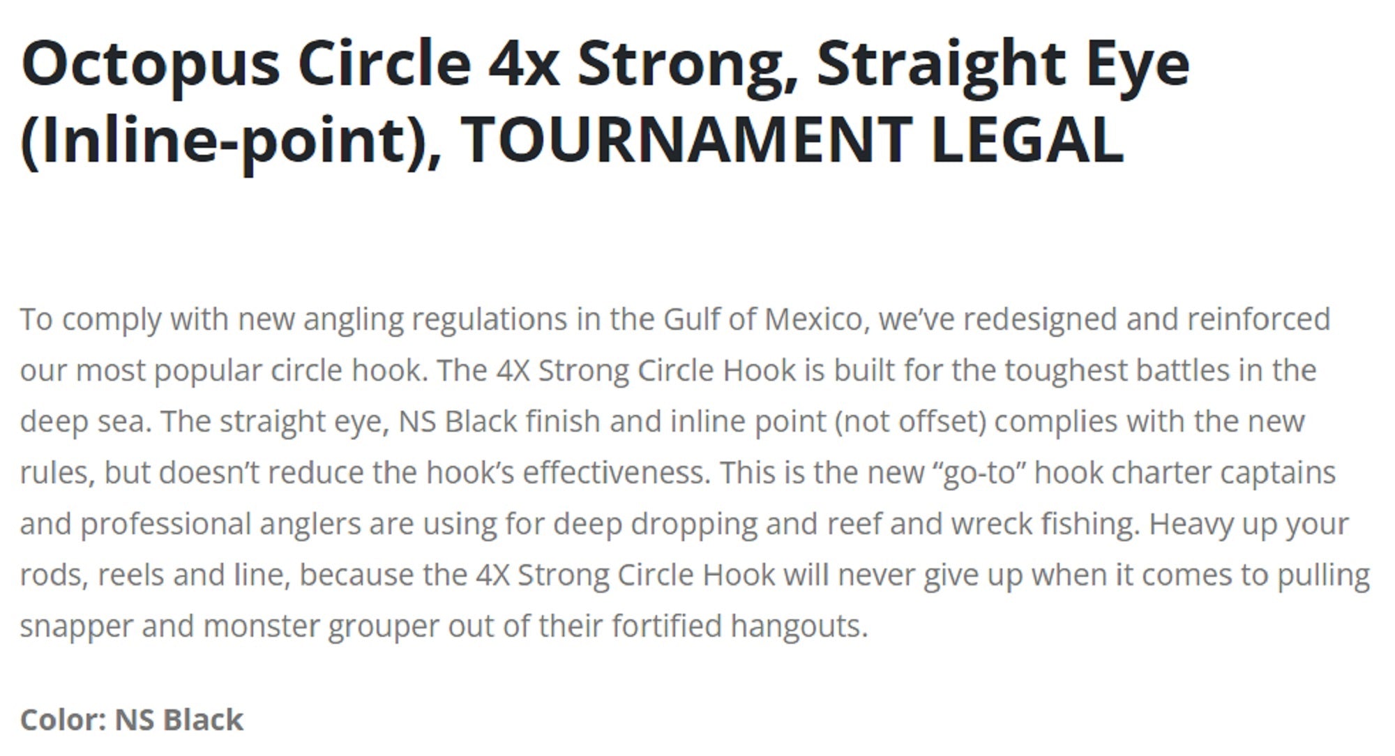 Gamakatsu 360419 Inline Big Bait Circle SE Size 9/0 , 5 Per Pack (2253)