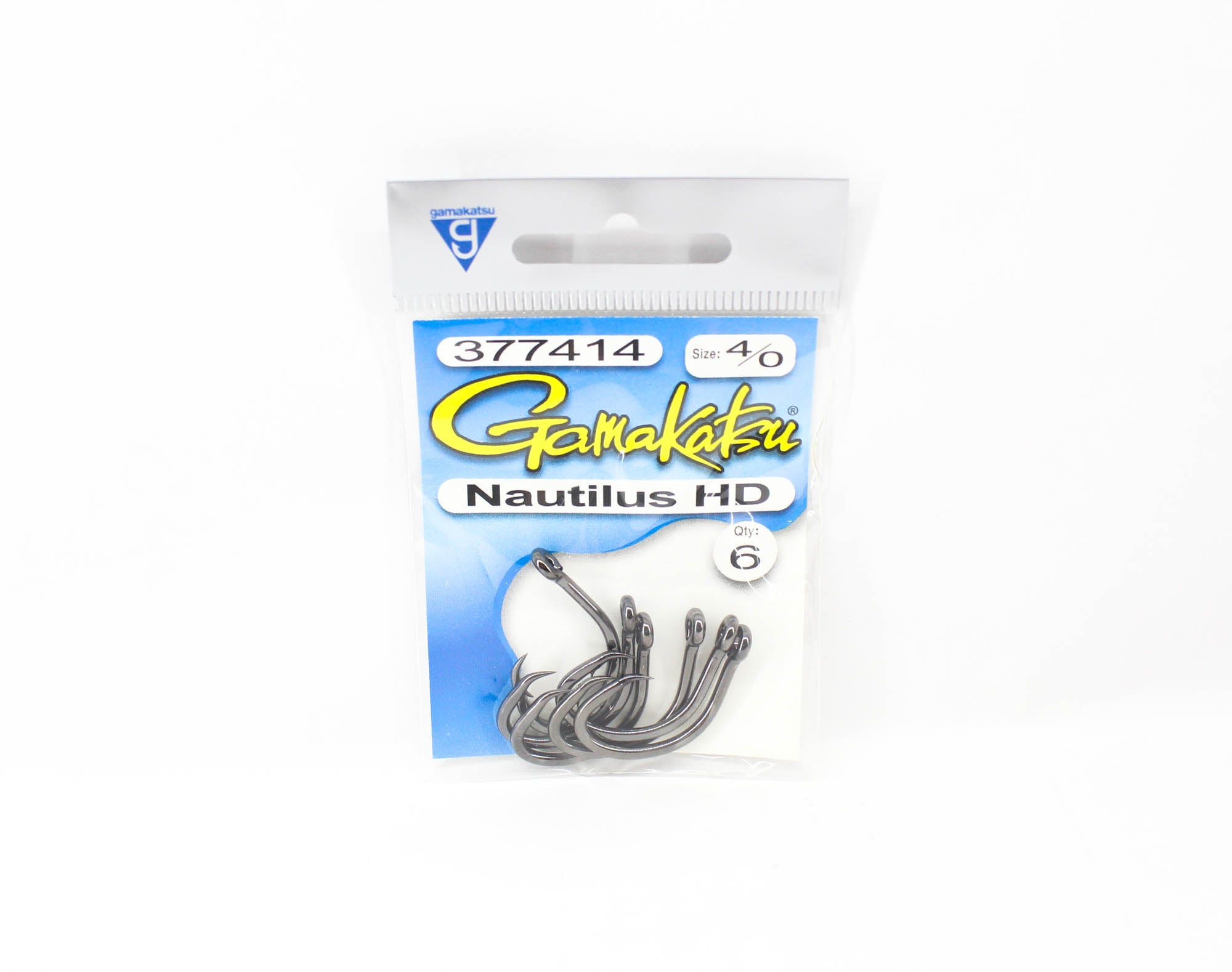 Gamakatsu 377414 Nautilus HD NSB Size 4/0 , 6 per pack (3298)