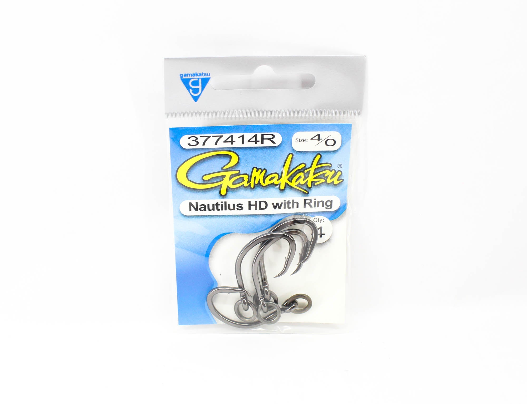 Gamakatsu 377414R Nautilus HD NSB with Ring Size 4/0 , 4 per pack (3397)