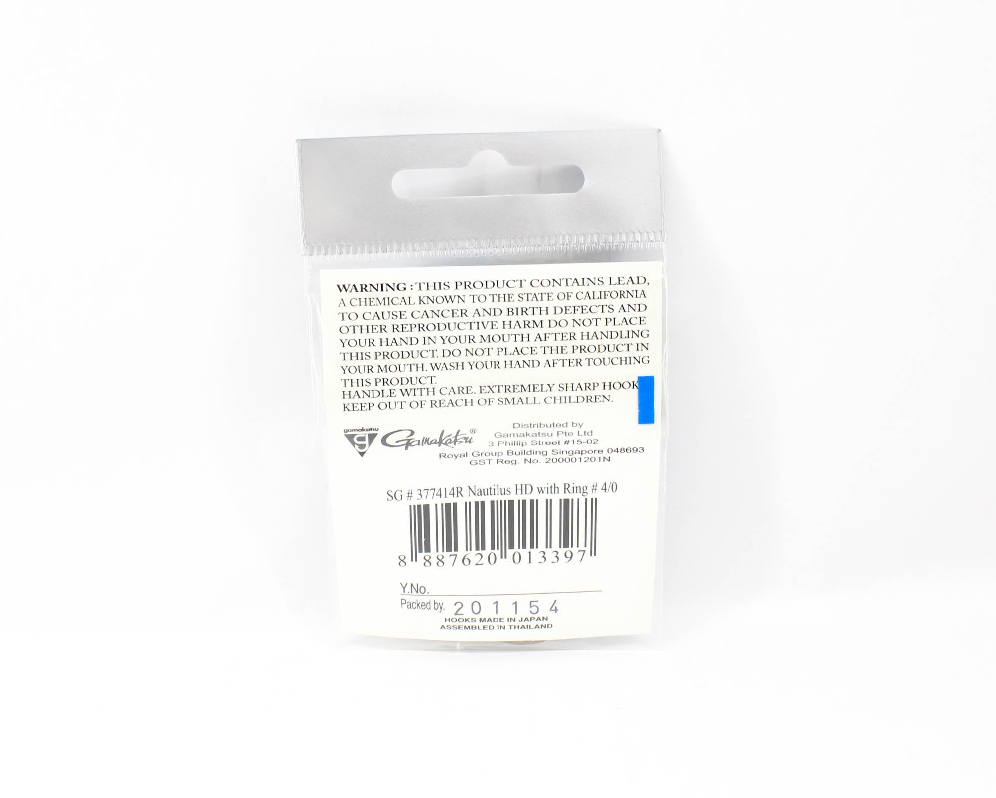 Gamakatsu 377414R Nautilus HD NSB with Ring Size 4/0 , 4 per pack (3397)