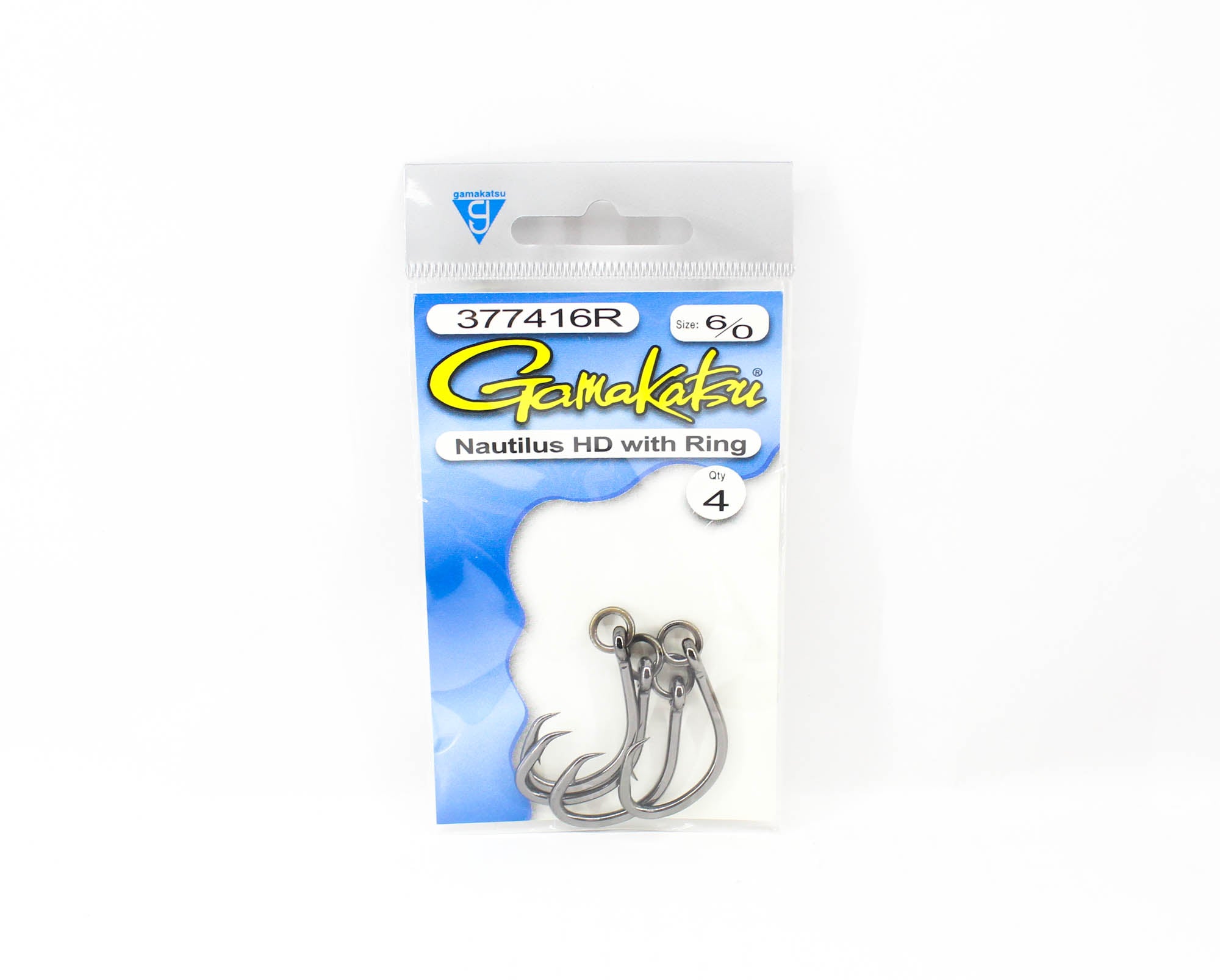Gamakatsu 377416 Nautilus HD NSB with Ring Size 6/0 , 4 per pack (3410)