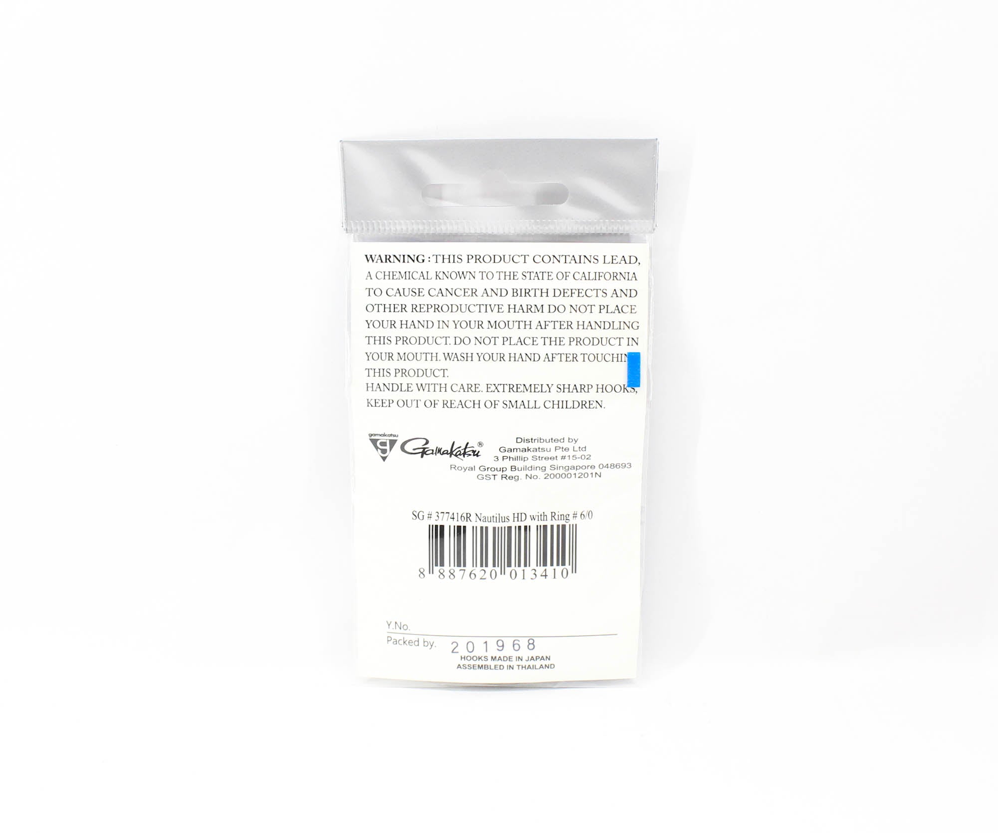 Gamakatsu 377416 Nautilus HD NSB with Ring Size 6/0 , 4 per pack (3410)