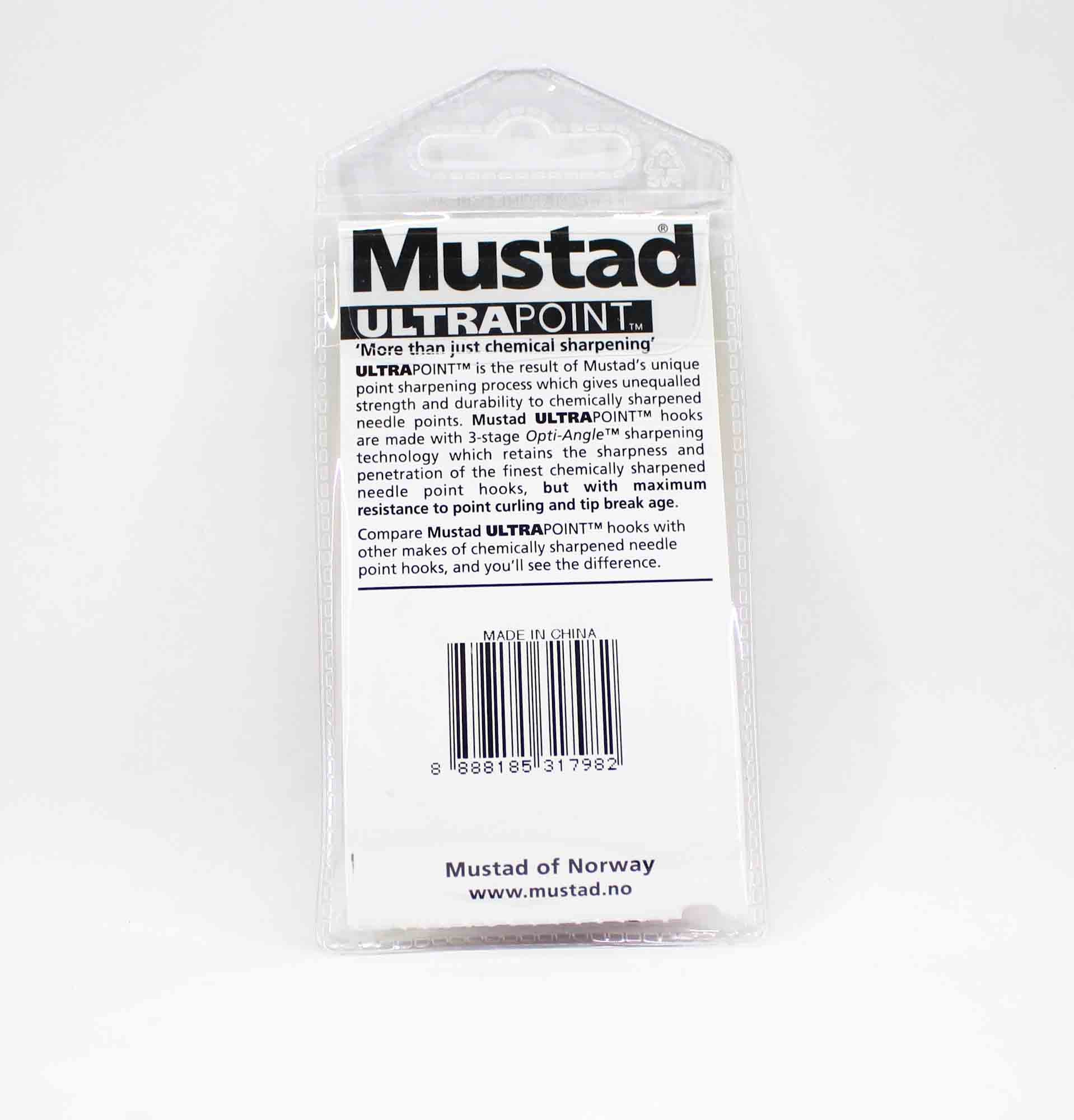Sale Mustad 92554NP-NR-4-A12 Big Red Suicide Ultra Point Hooks 4 (9213)