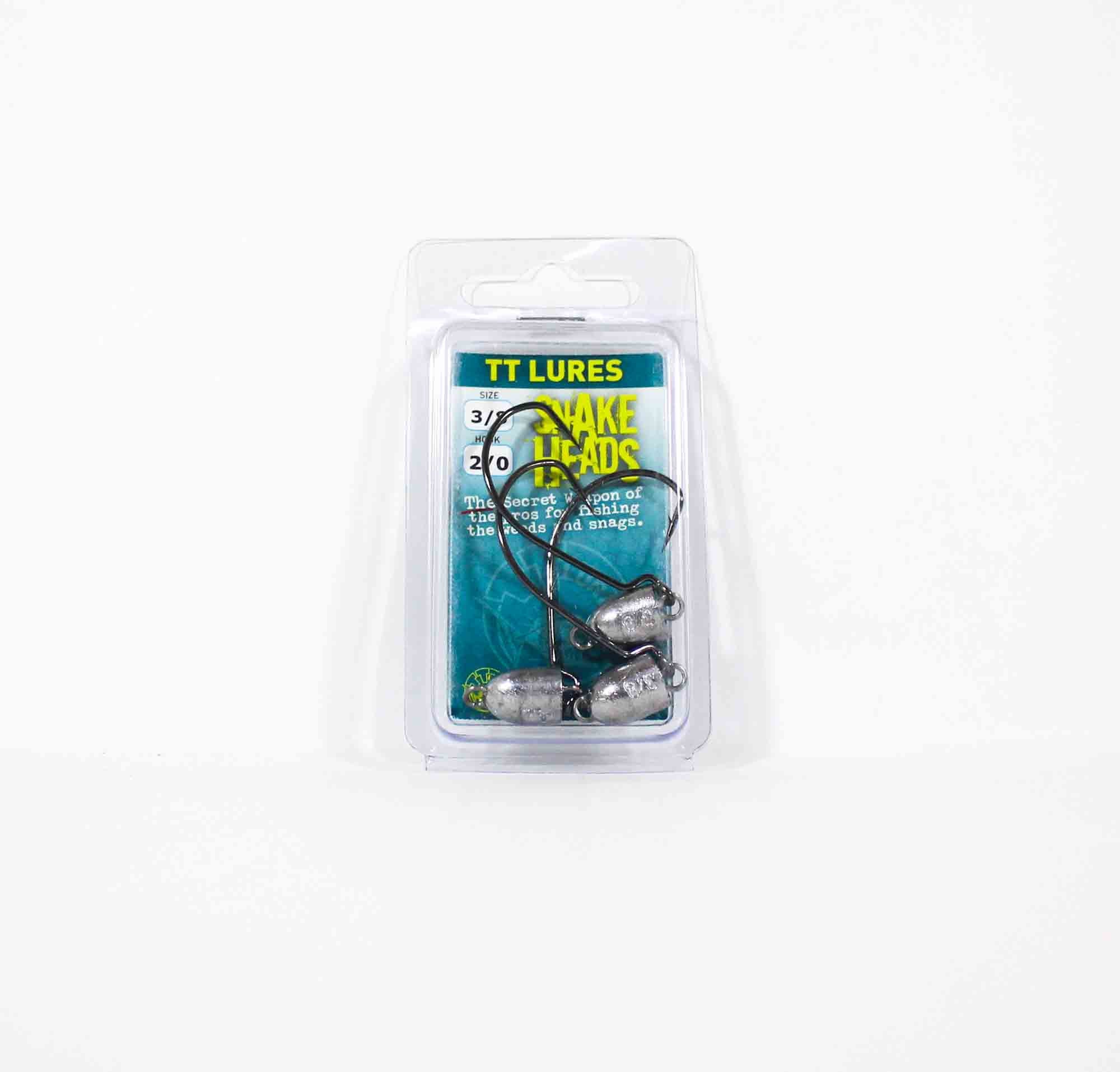 Tackle Tactics TT Snake Head Jig Head 3/8 oz 2/0 XH 3/pack (0664)