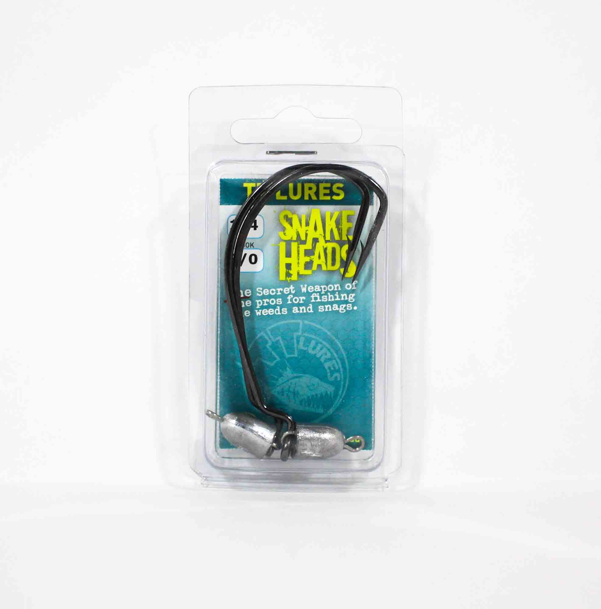 Tackle Tactics TT Snake Head Jig Head 1/4 oz 8/0 XH 2/pack (0749)