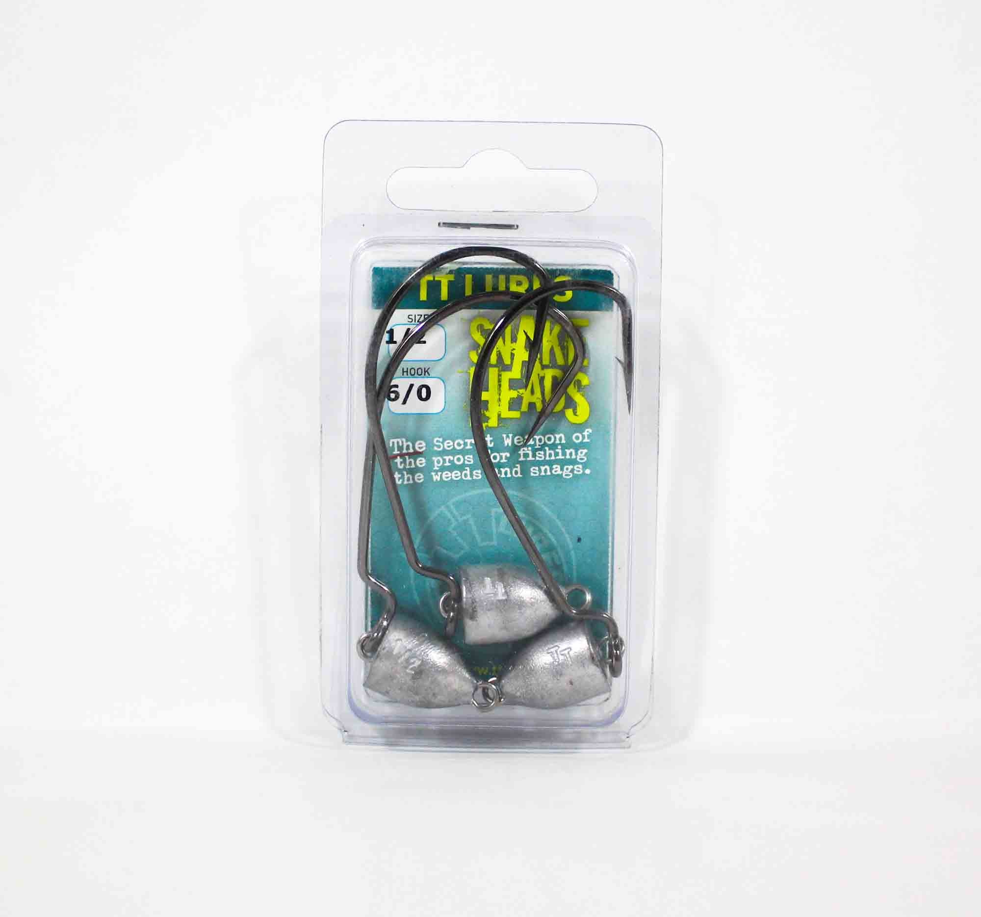 Tackle Tactics TT Snake Head Jig Head 1/2 oz 6/0 XH 3/pack (0770)