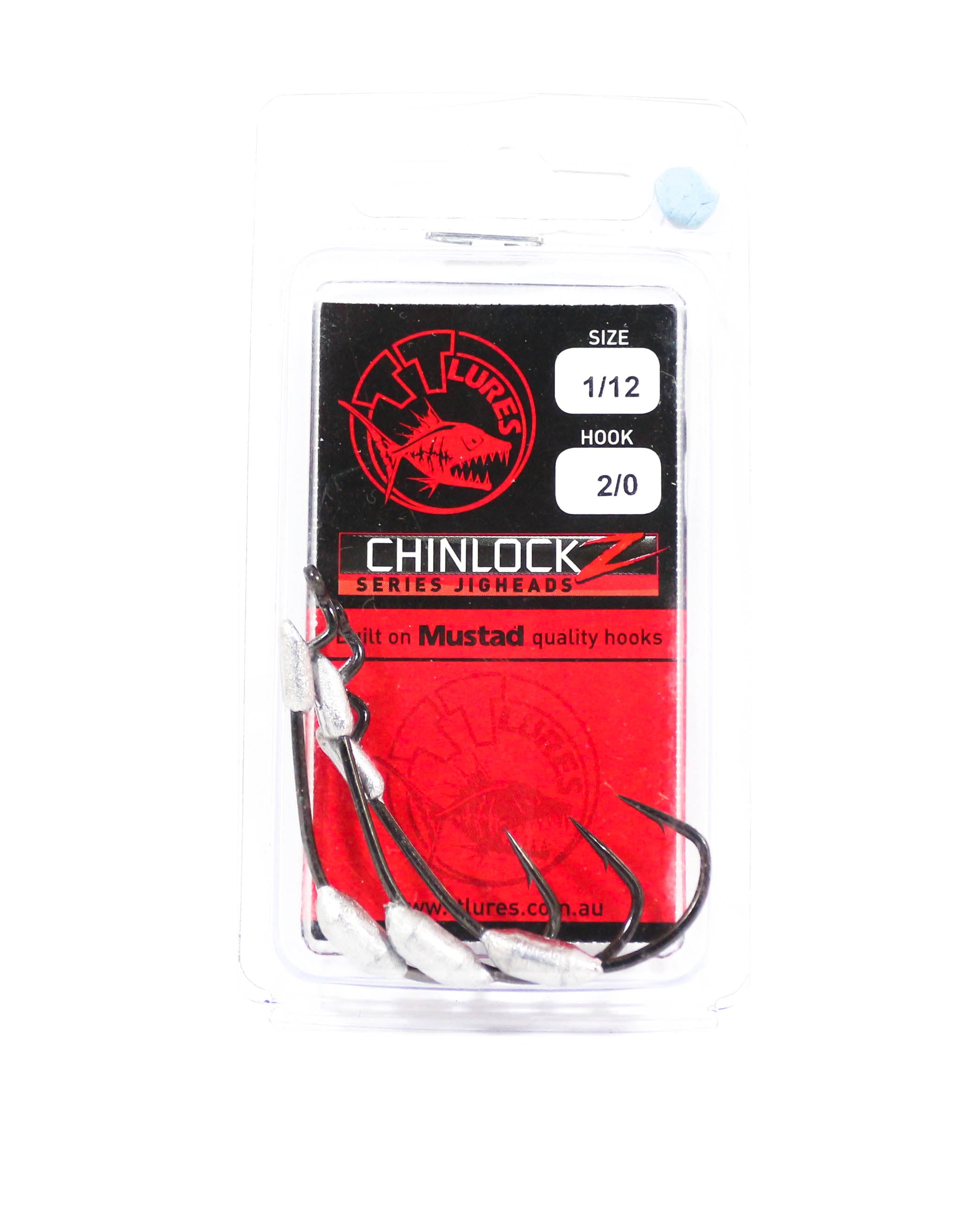 Tackle Tactics TT ChinlockZ SWS Weighted Worm Hook 1/12 oz 2/0 3/pk (0817)
