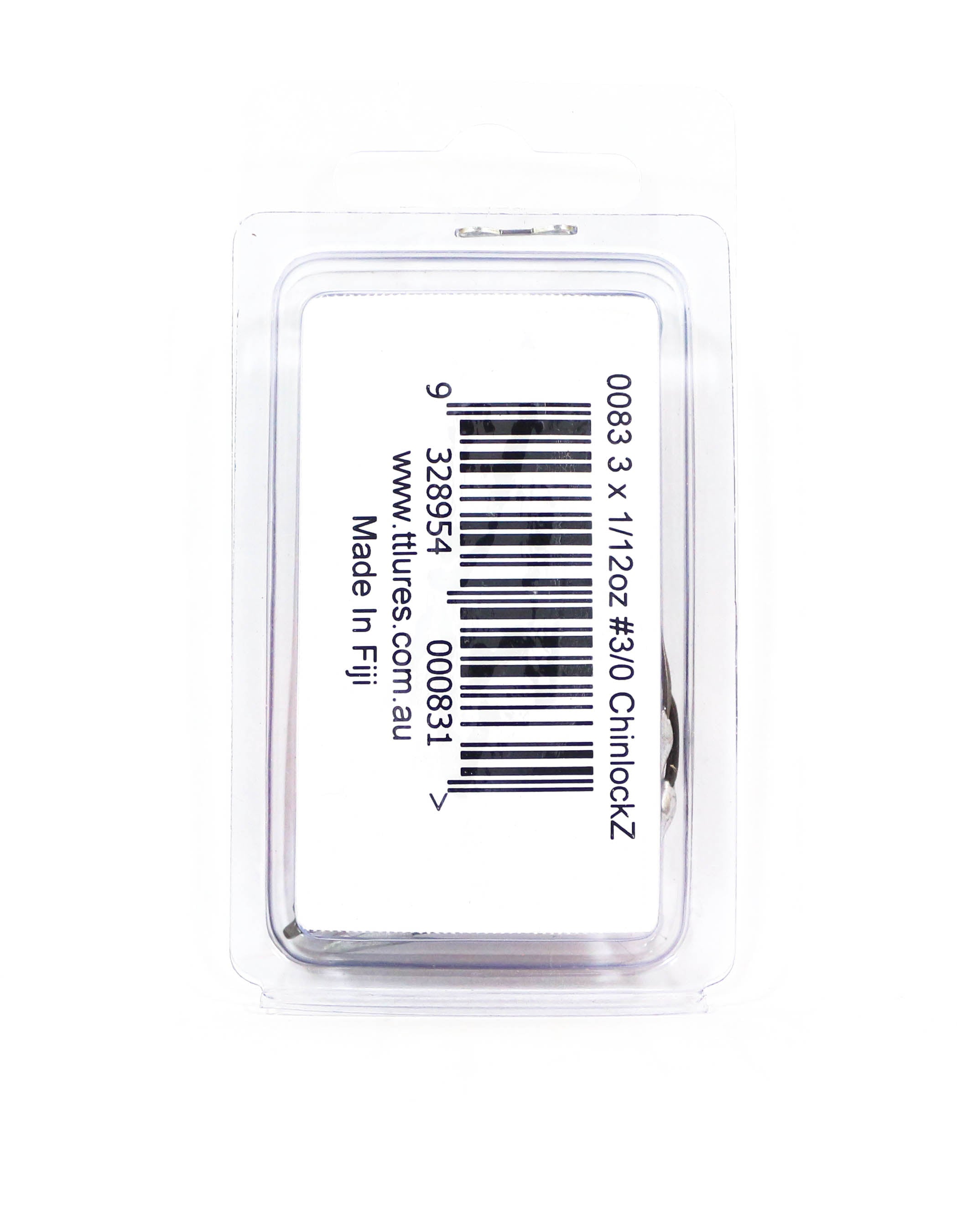 Tackle Tactics TT ChinlockZ SWS Weighted Worm Hook 1/12 oz 3/0 3/pk (0831)