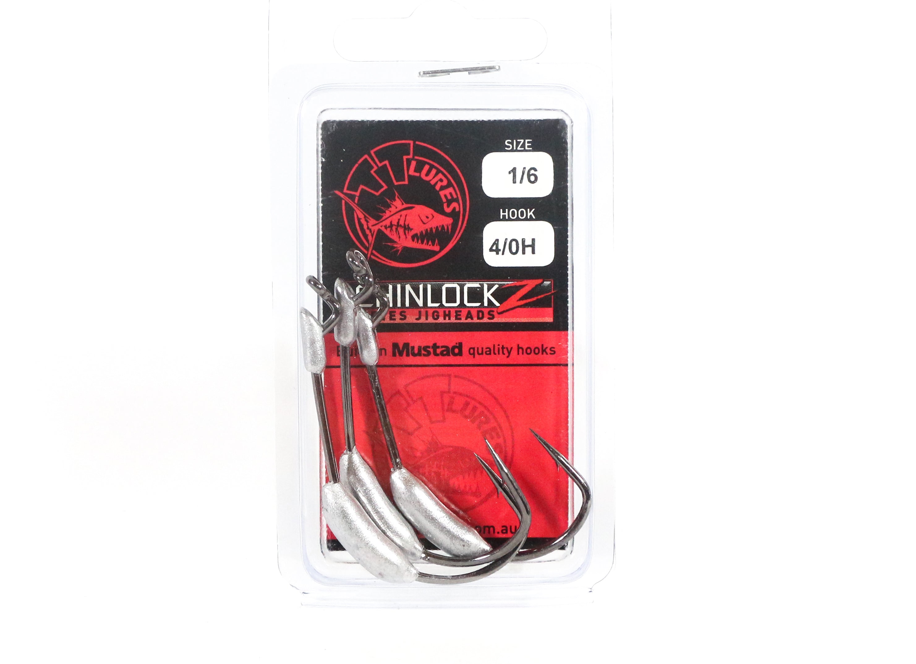 Tackle Tactics TT ChinlockZ Weighted Worm Hook 1/6 oz 4/0 3/pack (0862)