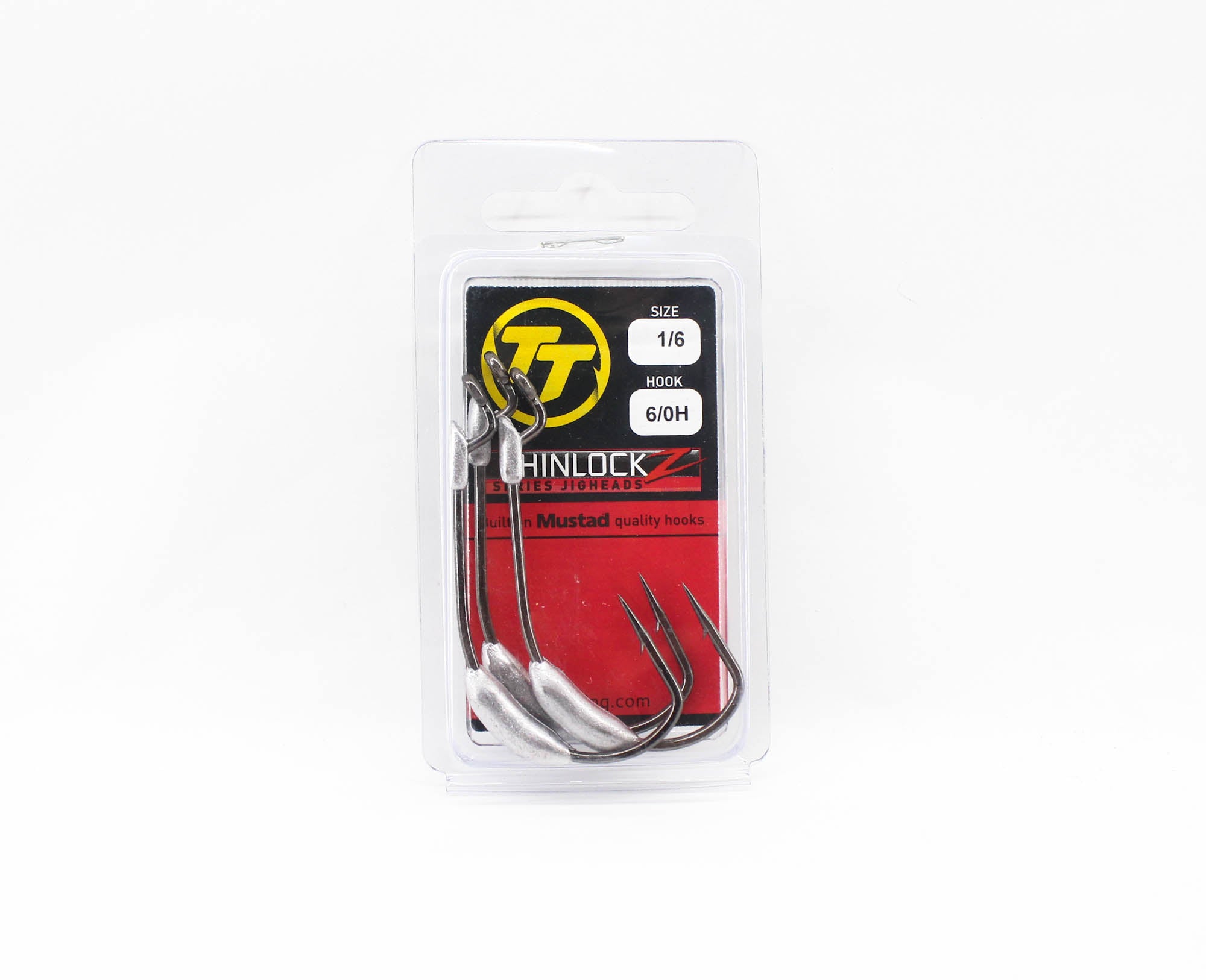 Tackle Tactics TT ChinlockZ Weighted Worm Hook 1/6 oz 6/0 H 3/pack (0886)