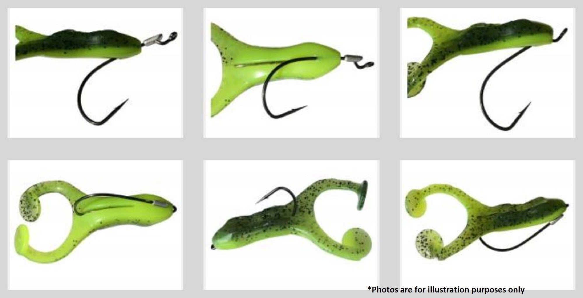 Tackle Tactics TT ChinlockZ Unweighted Worm Hook 6/0 4/pack (0923)