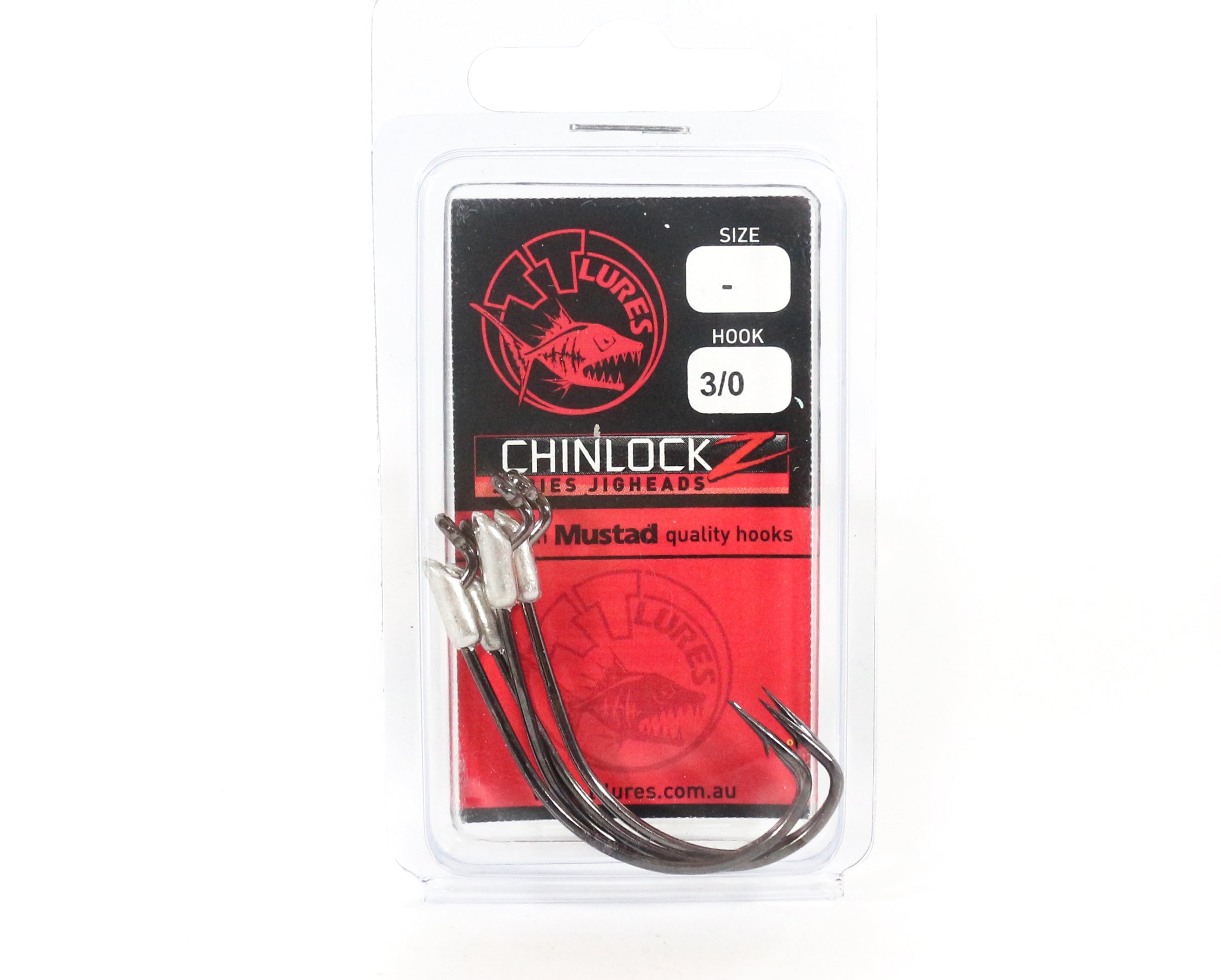 Tackle Tactics TT ChinlockZ Unweighted Worm Hook 3/0 4/pack (0947)