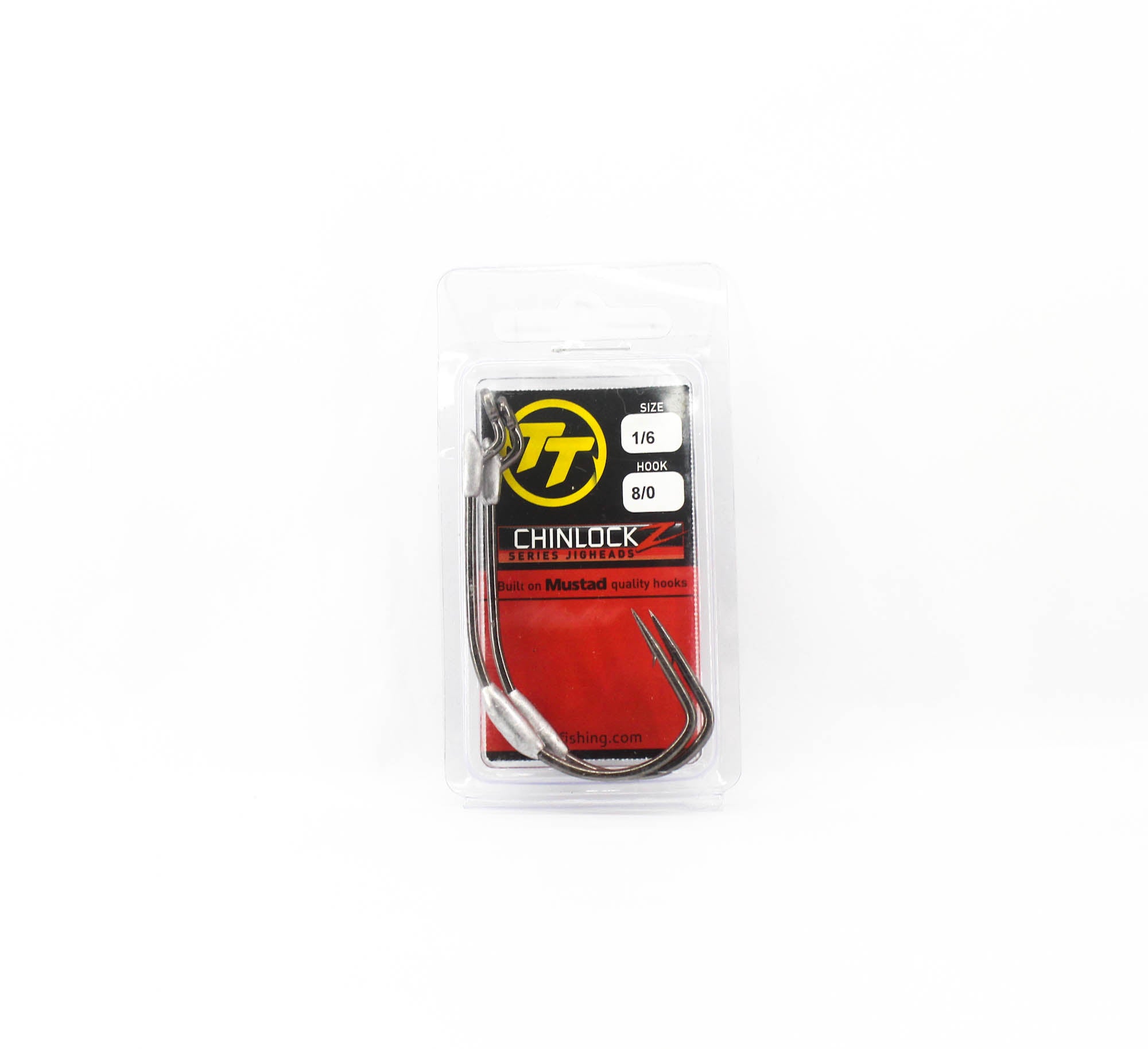Tackle Tactics TT ChinlockZ Weighted Worm Hook 1/6 oz 8/0 2/pack (0954)