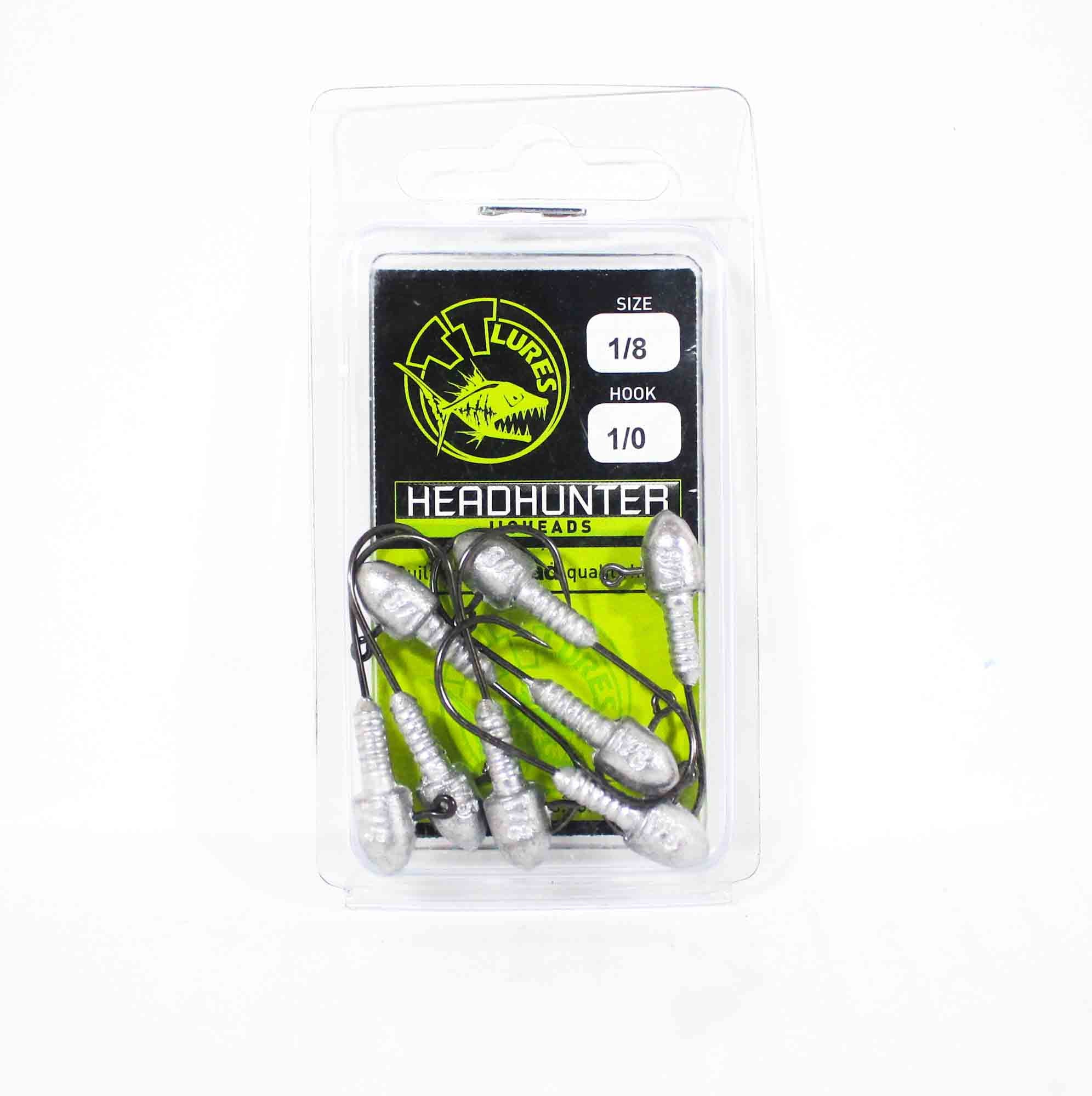 Tackle Tactics TT Head Hunter Jig Head 1/8 oz 1/0 8/pack (1111)
