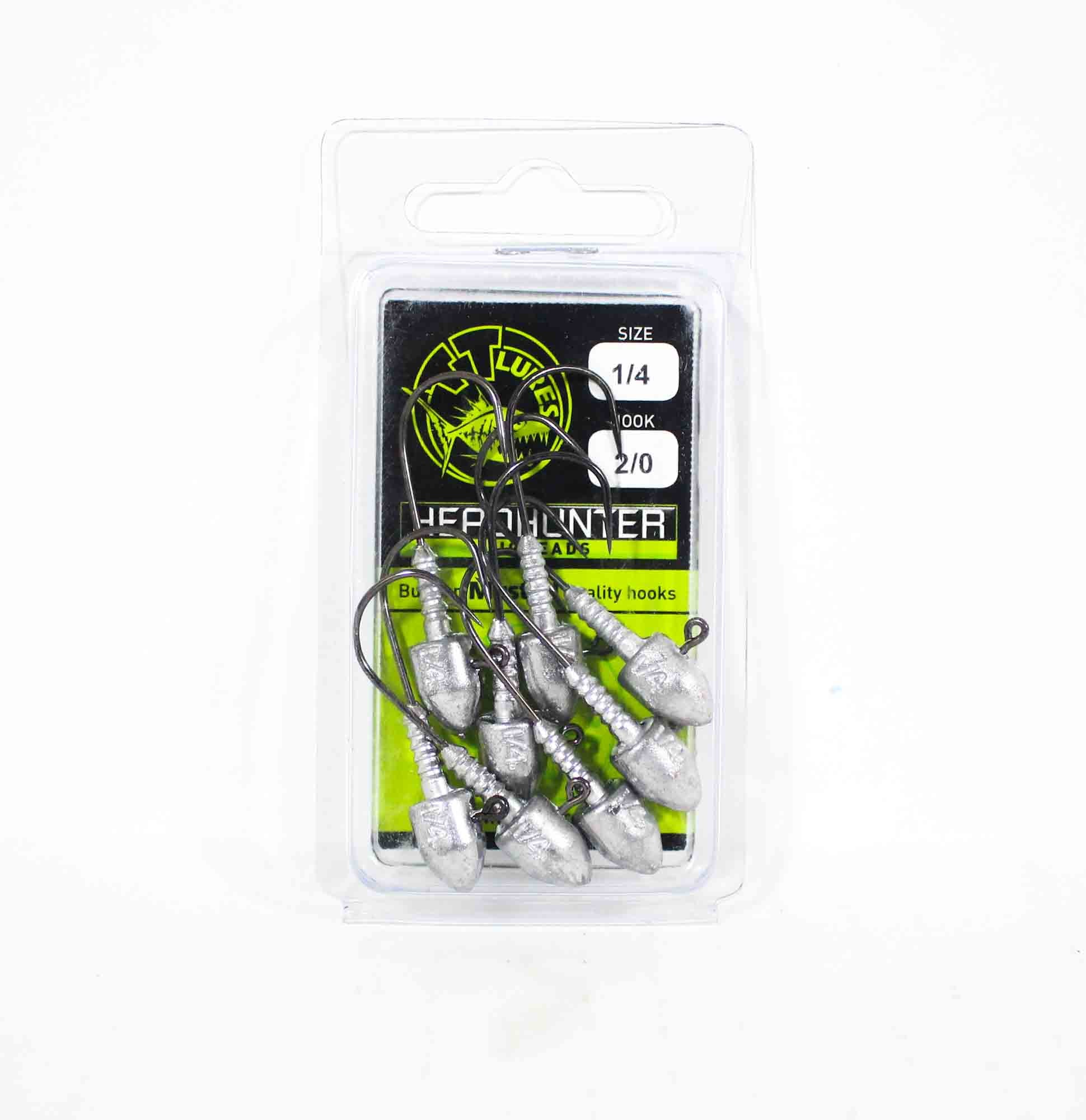 Tackle Tactics TT Head Hunter Jig Head 1/4 oz 2/0 8/pack (1180)
