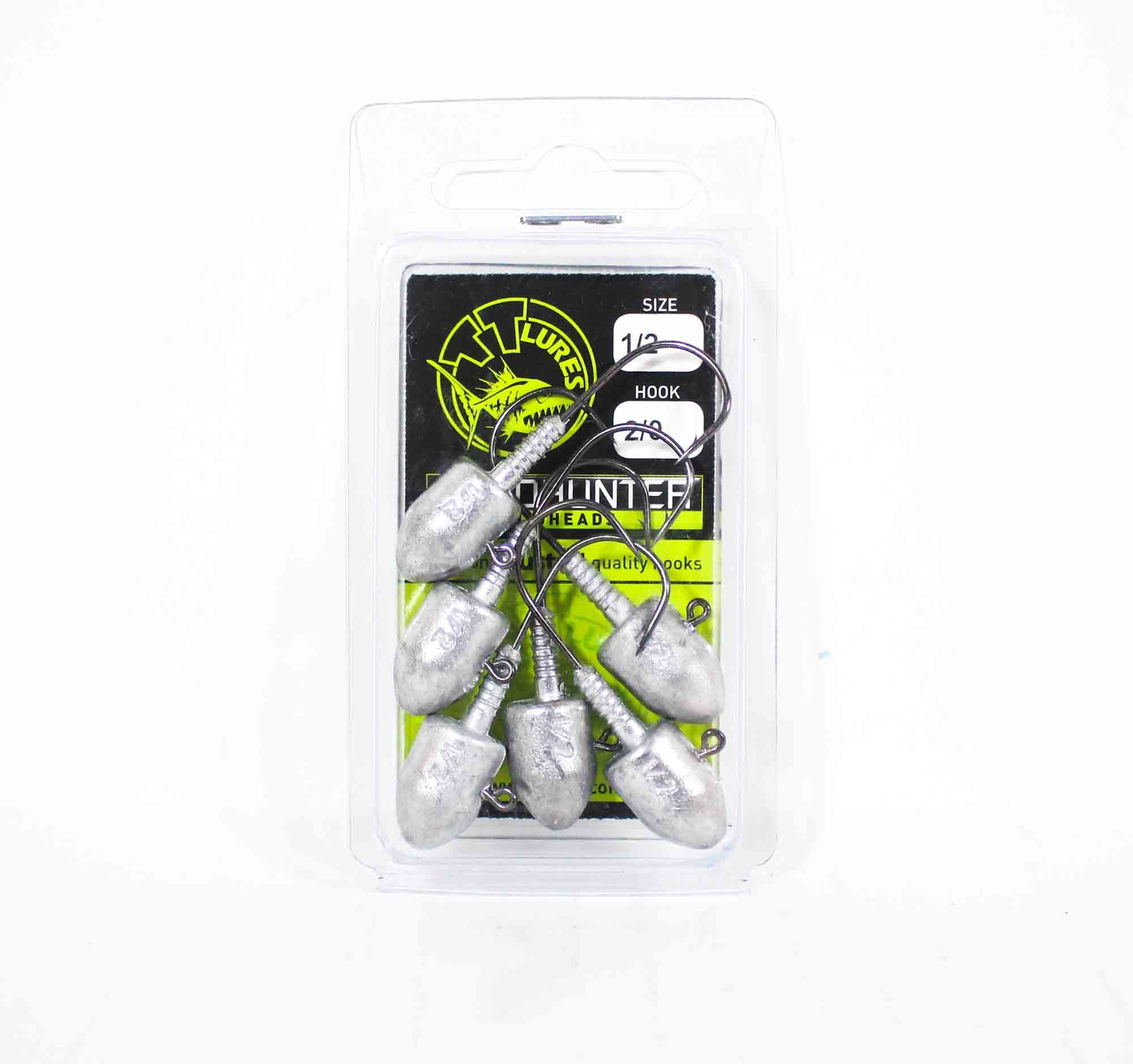 Tackle Tactics TT Head Hunter Jig Head 1/2 oz 2/0 6/pack (1203)
