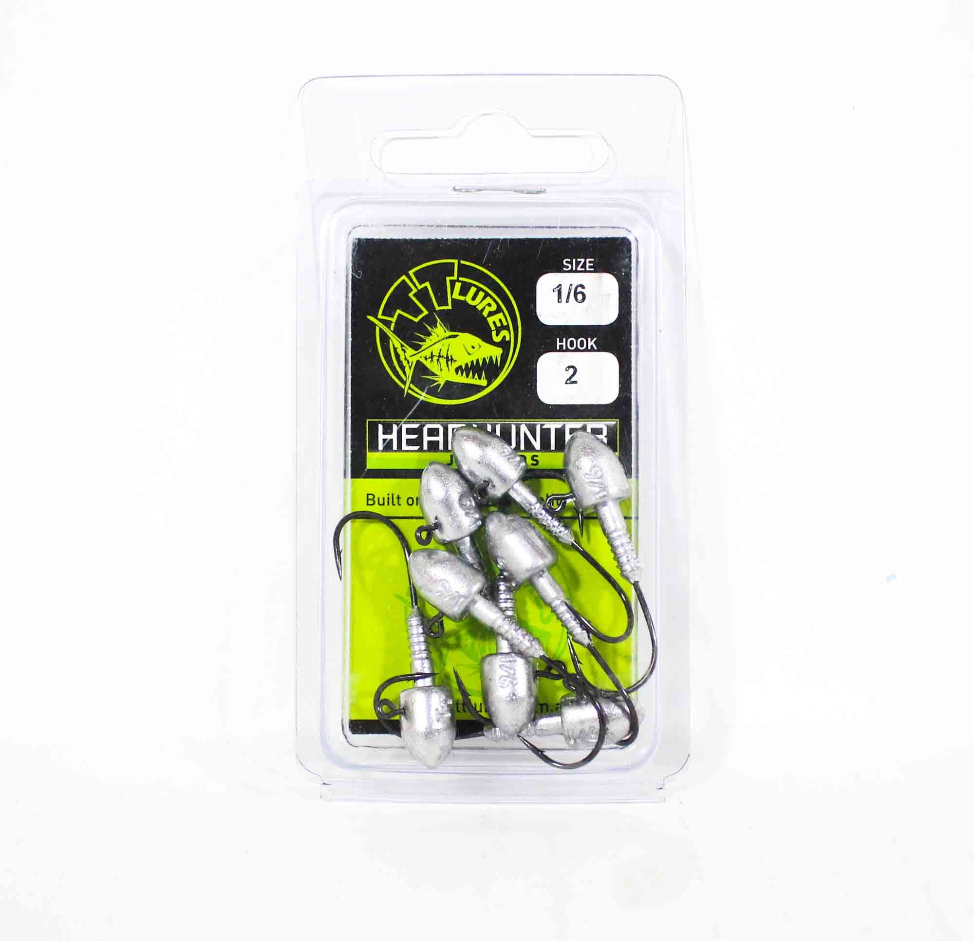 Tackle Tactics TT Head Hunter Jig Head 1/6 oz 2 8/pack (1210)