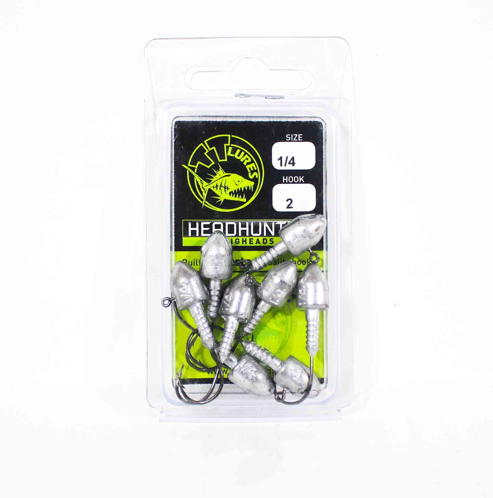Tackle Tactics TT Head Hunter Jig Head 1/4 oz 2 8/pack (1227)