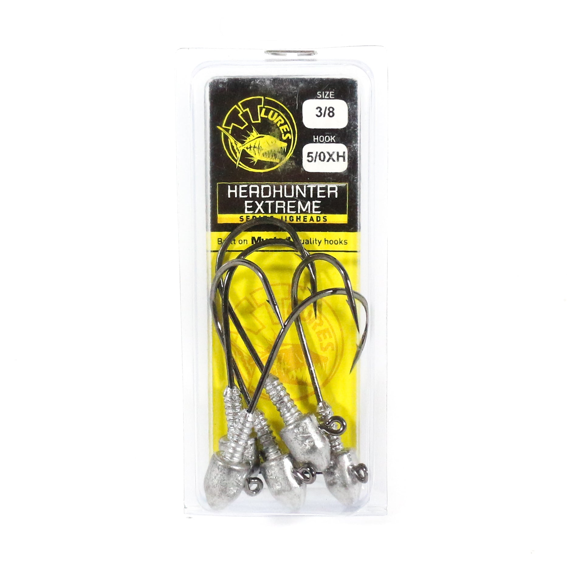 Tackle Tactics TT Head Hunter Extreme Jig Head 3/8 oz 5/0 XH 5/pack (1319)