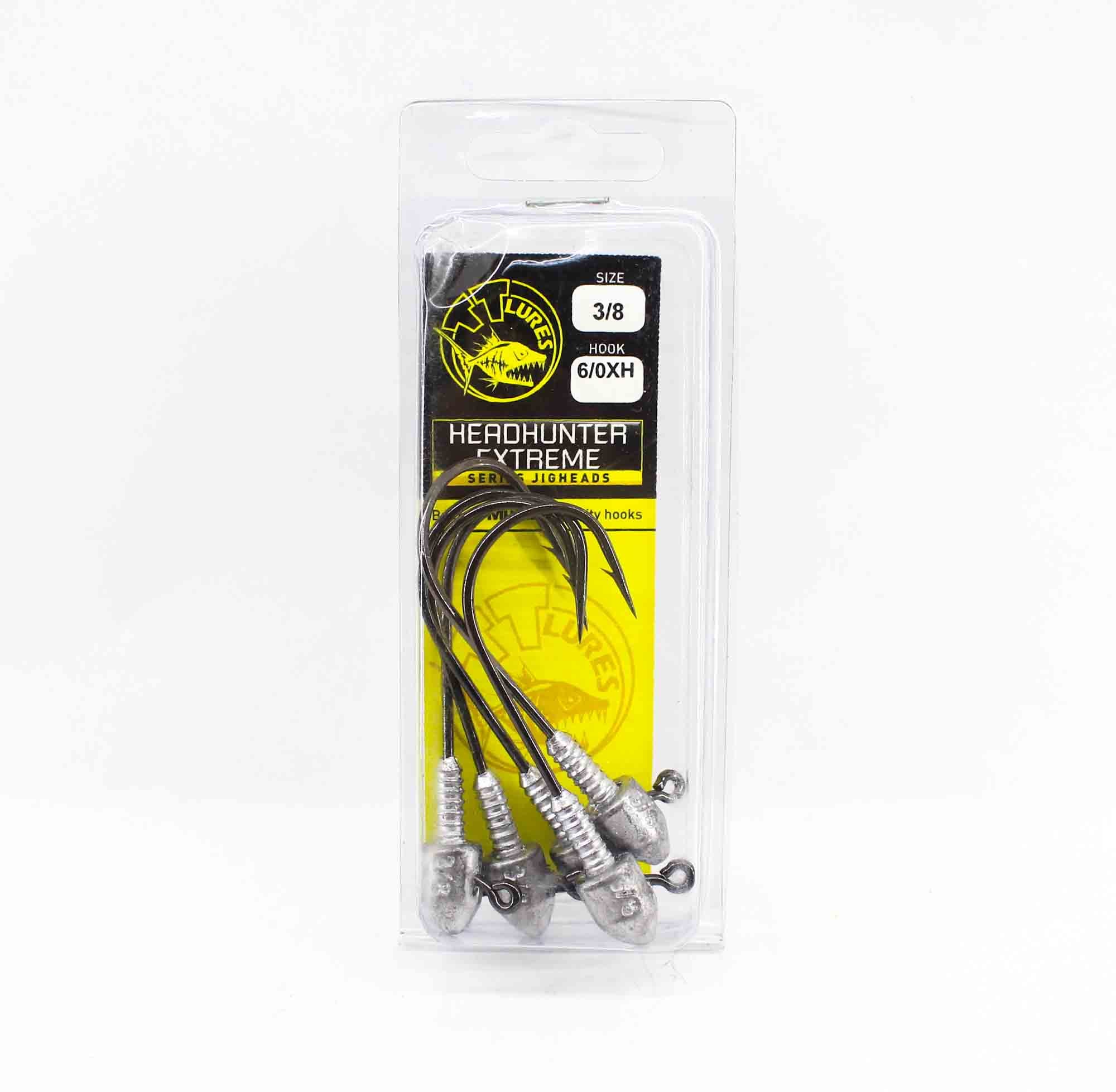 Tackle Tactics TT Head Hunter Extreme Jig Head 3/8 oz 6/0 XH 5/pack (1326)