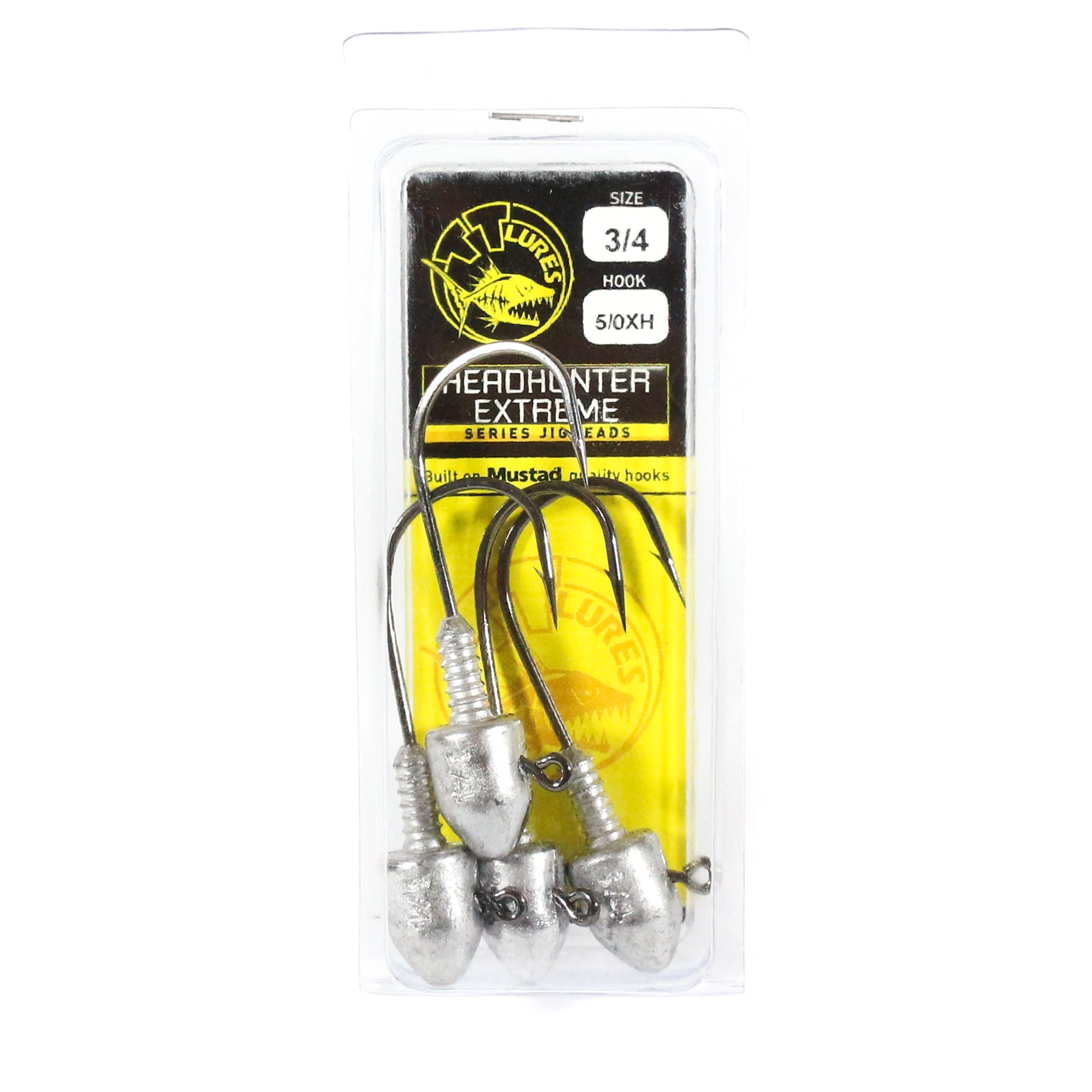 Tackle Tactics TT Head Hunter Extreme Jig Head 3/4 oz 5/0 XH 4/pack (1364)