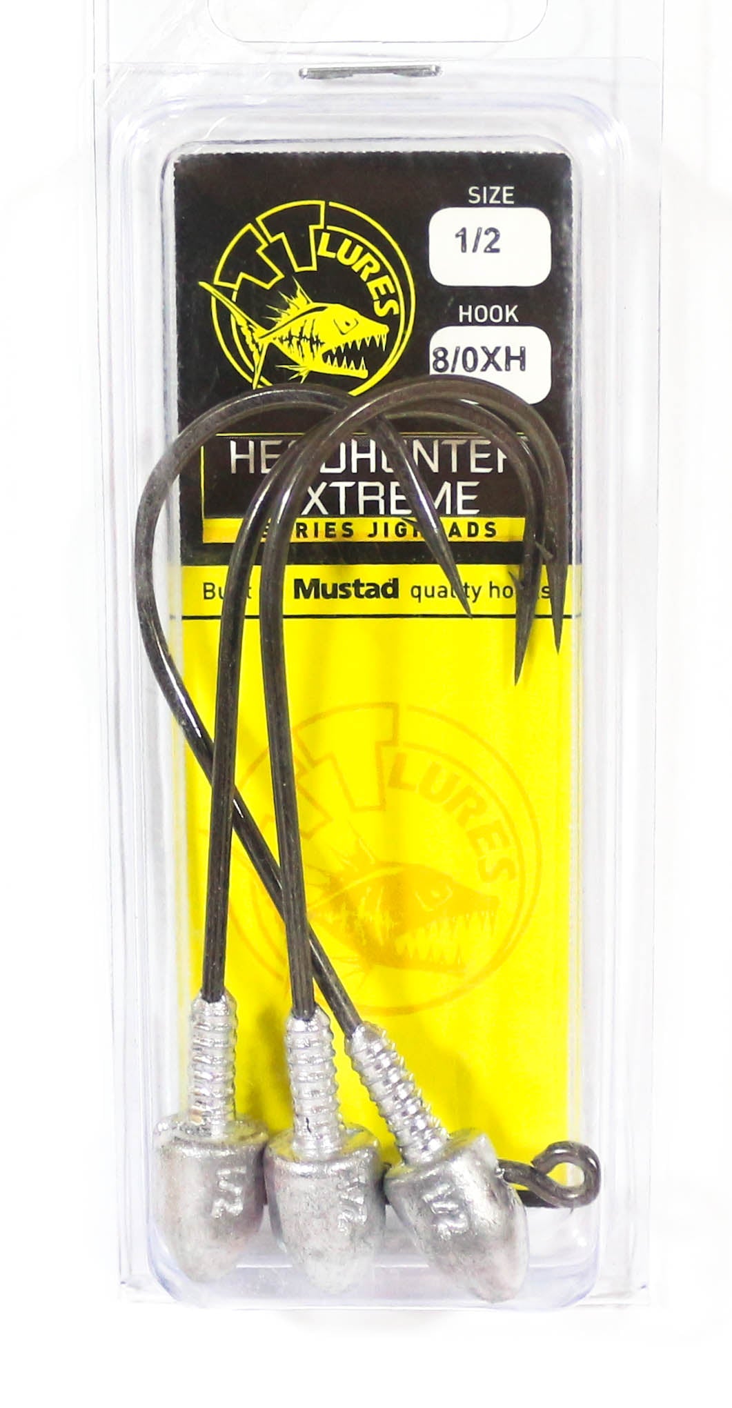 Tackle Tactics TT Head Hunter Extreme Jig Head 1/2 oz 8/0 XH 3/pack (1890)