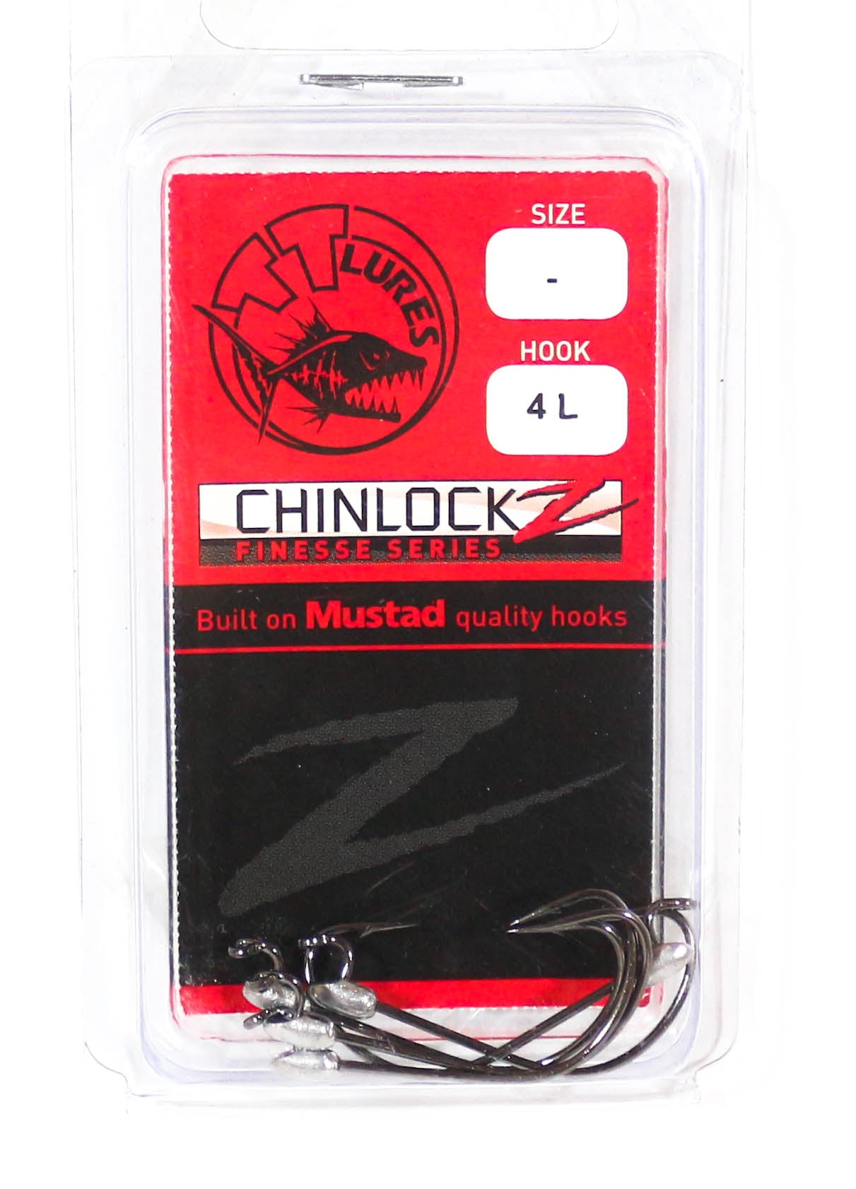 Tackle Tactics TT ChinlockZ Finesse Worm Hook 4 5/pack (2705)