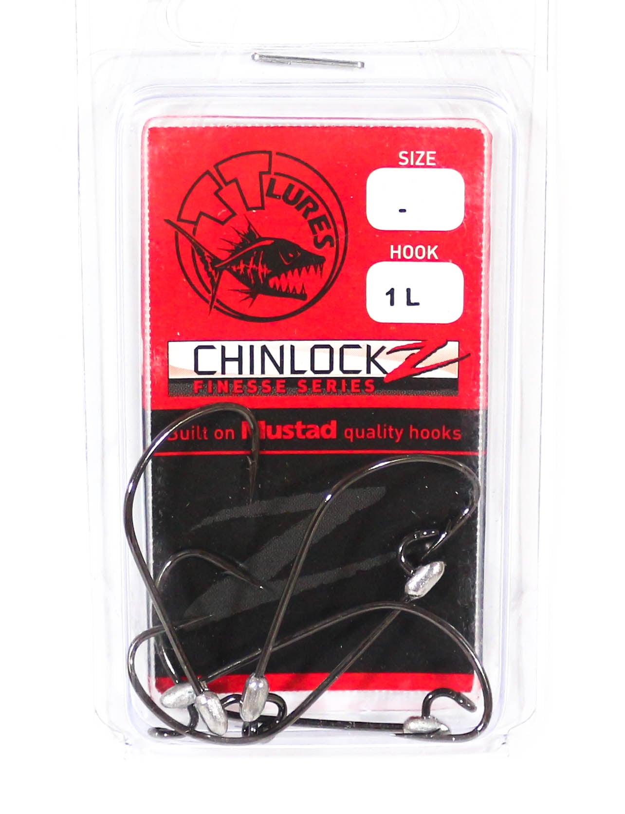 Tackle Tactics TT ChinlockZ Finesse Worm Hook 1 5/pack (2729)
