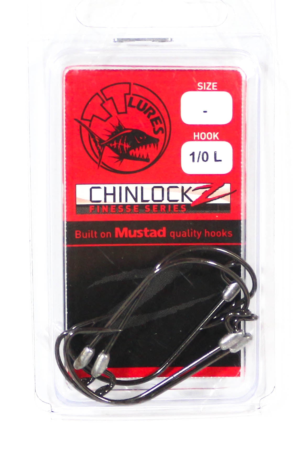 Tackle Tactics TT ChinlockZ Finesse Worm Hook 1/0 5/pack (2736)