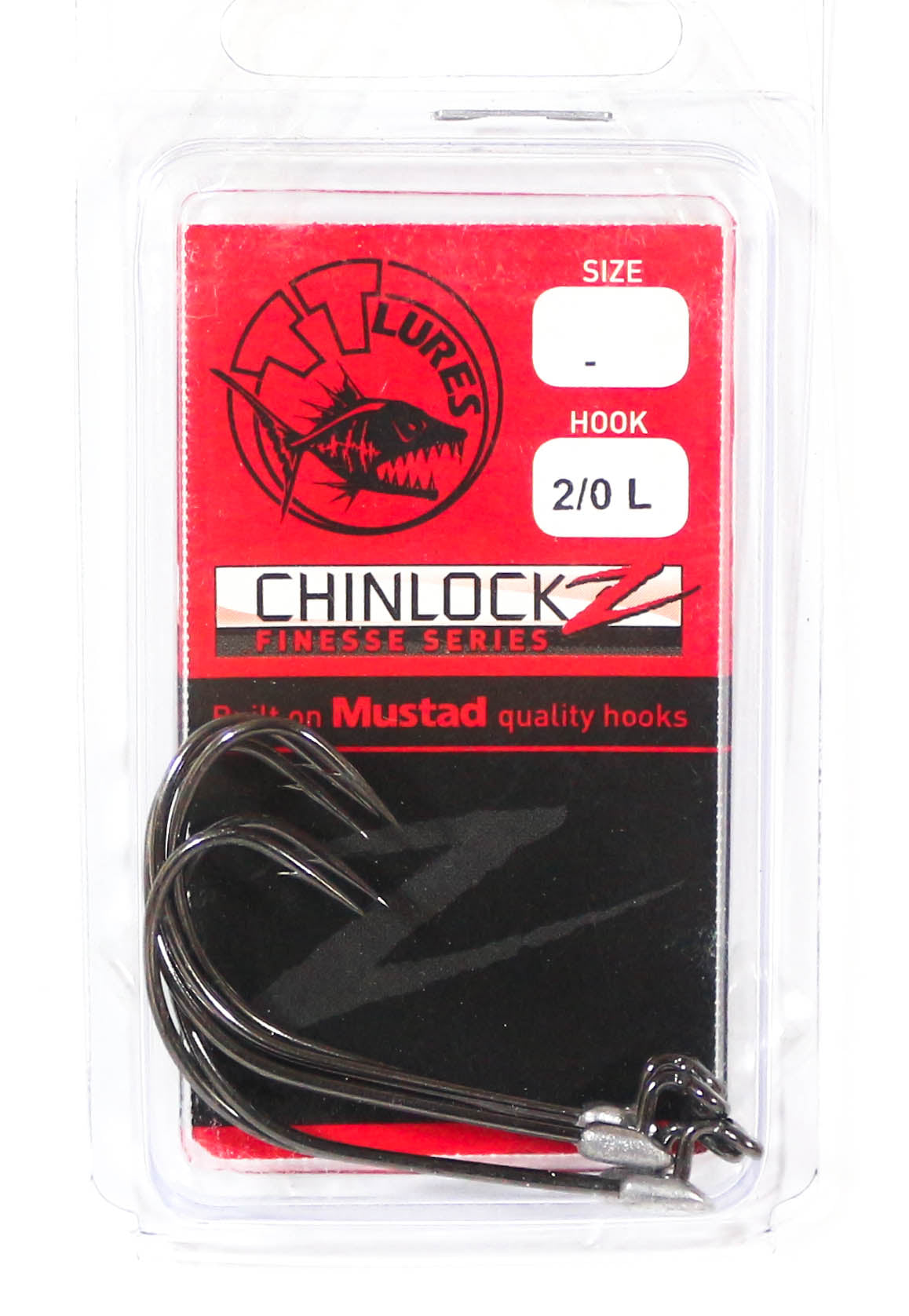 Tackle Tactics TT ChinlockZ Finesse Worm Hook 2/0 5/pack (2743)