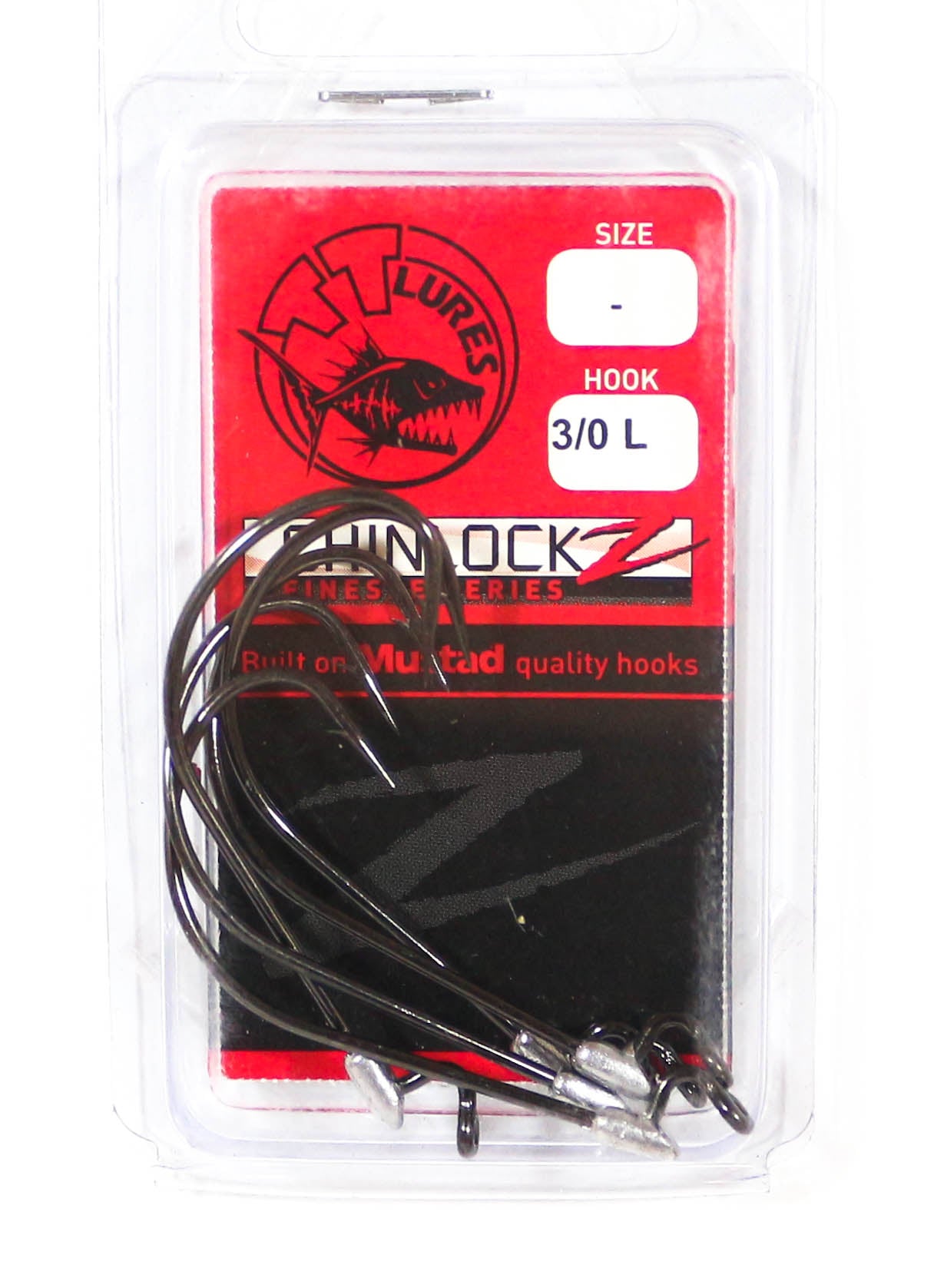 Tackle Tactics TT ChinlockZ Finesse Worm Hook 3/0L 5/pack (2750)