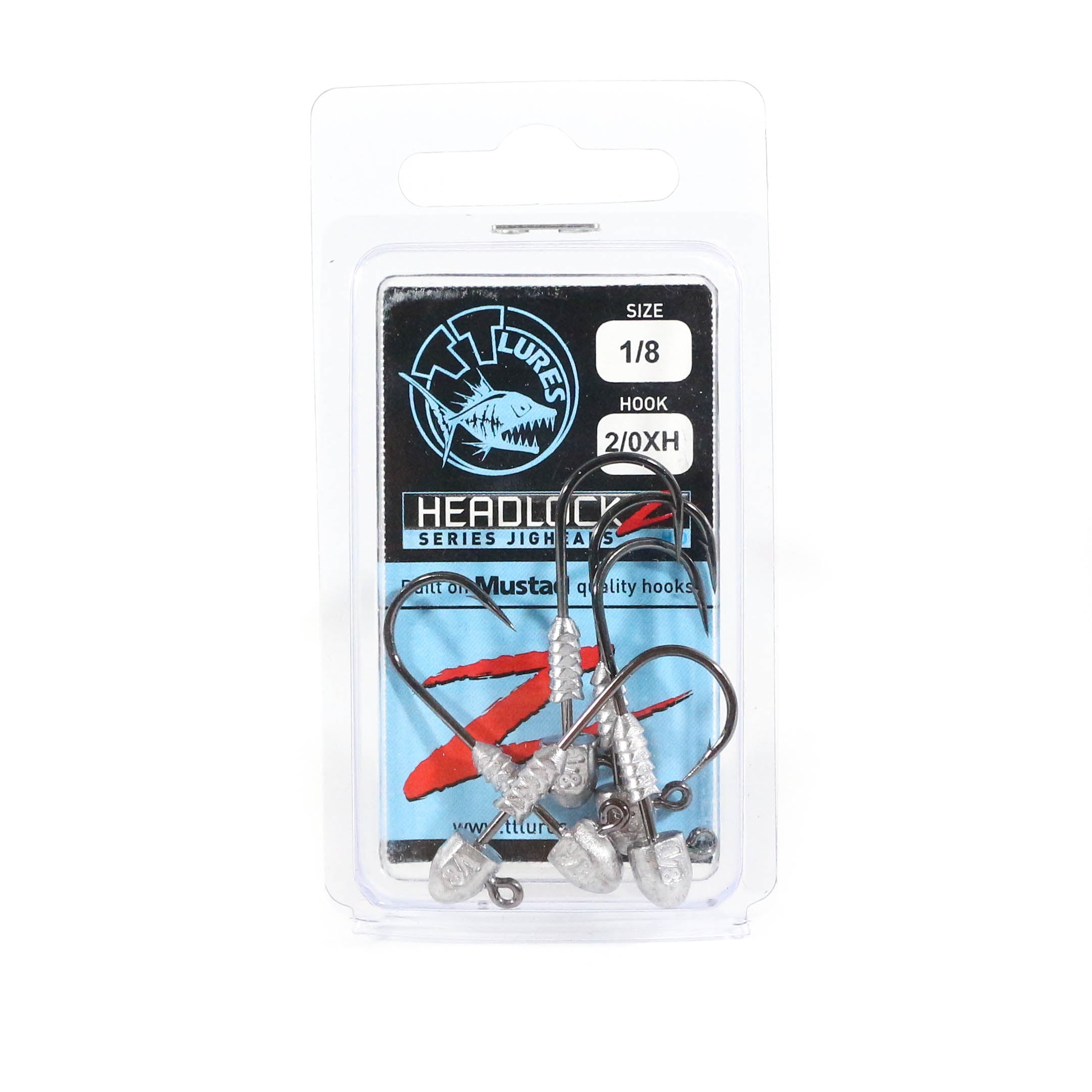 Tackle Tactics TT Headlockz HD Jig Head 1/8 oz 2/0 XH 5/pack (3023)