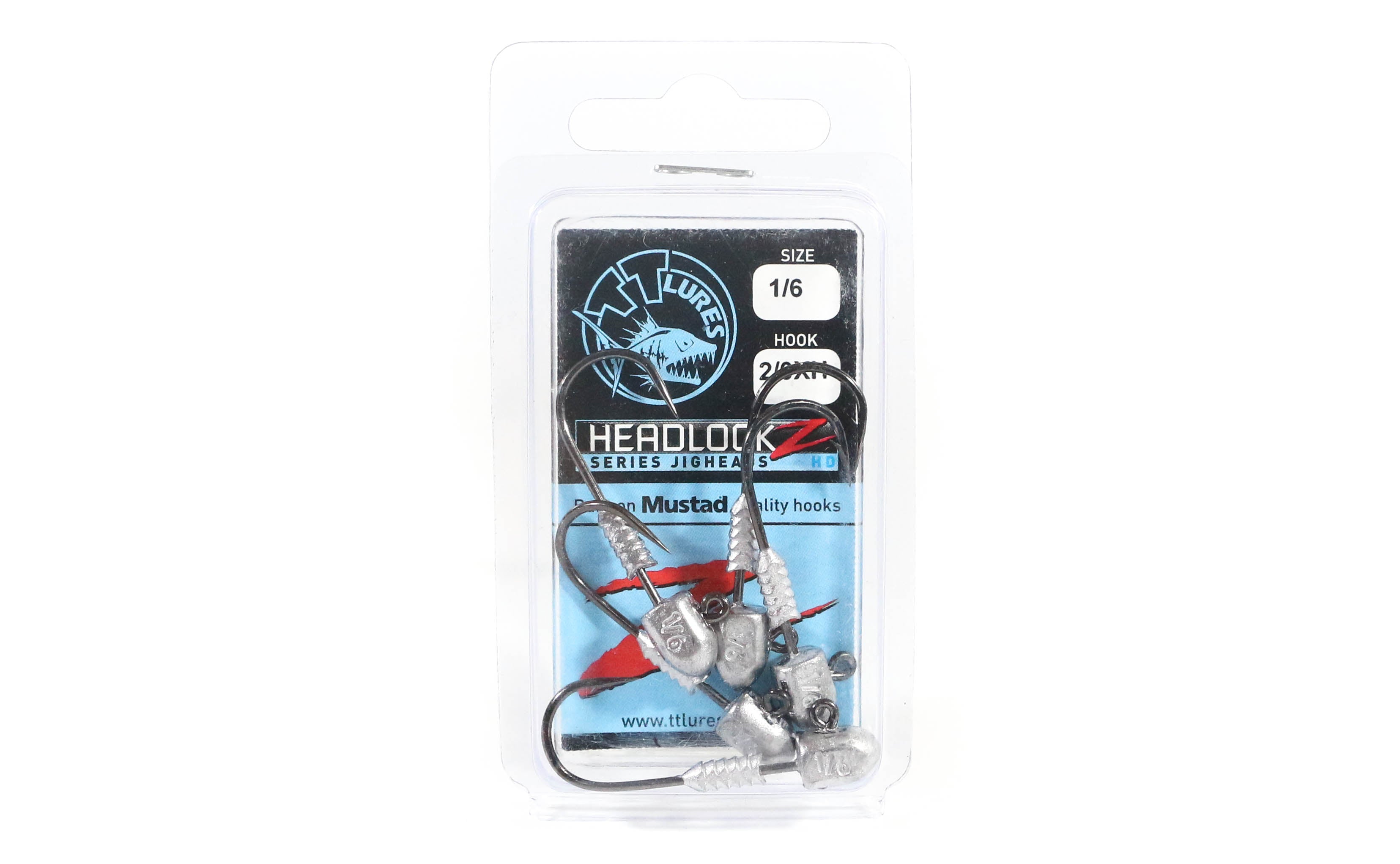 Tackle Tactics TT Headlockz HD Jig Head 1/6 oz 2/0 H 5/pack (3078)