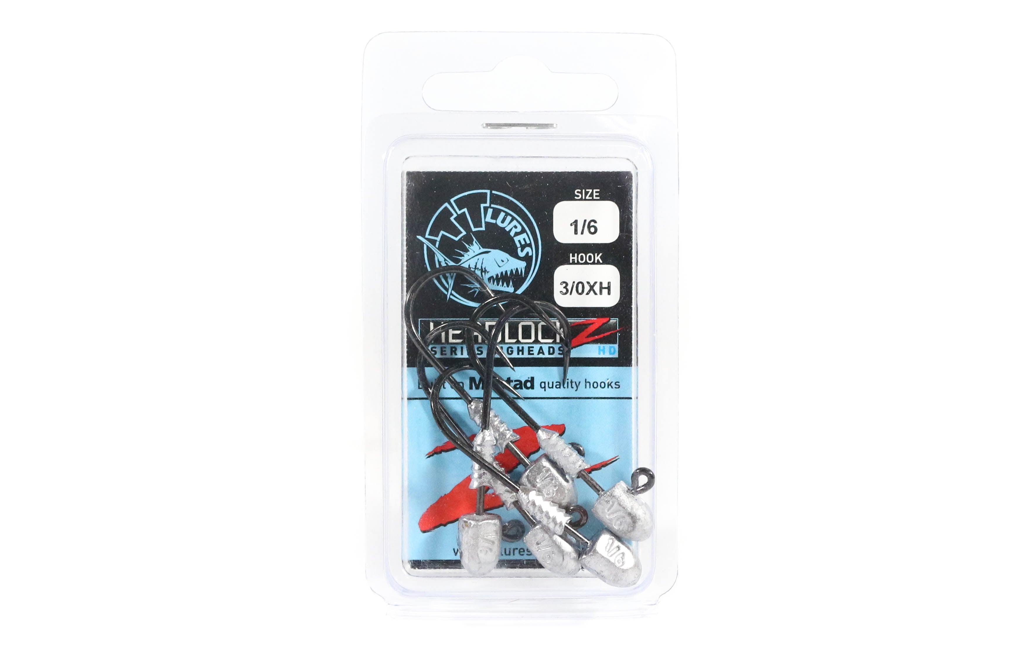 Tackle Tactics TT Headlockz HD Jig Head 1/6 oz 3/0 H 5/pack (3085)