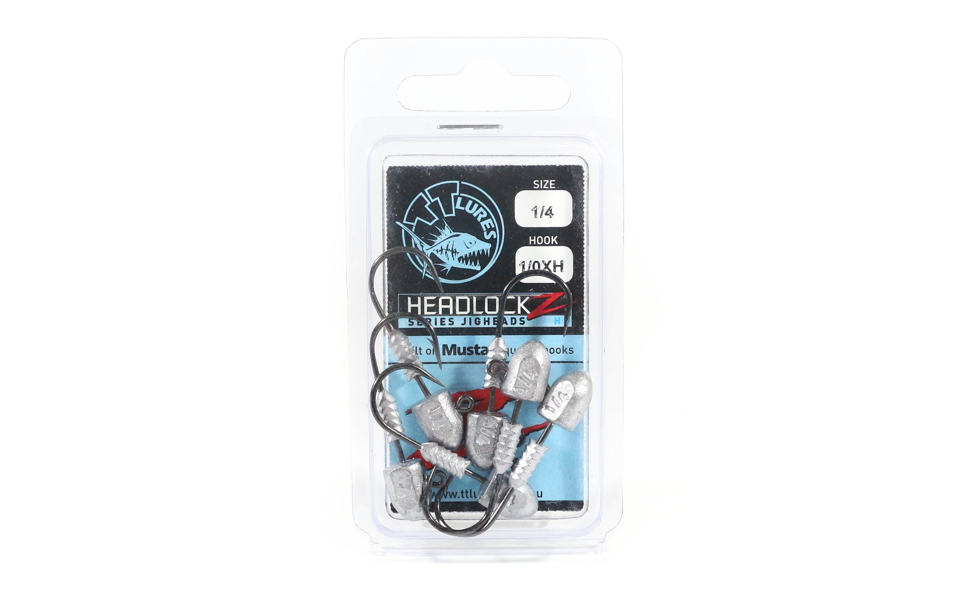 Tackle Tactics TT Headlockz HD Jig Head 1/4 oz 1/0 H 6/pack (3115)