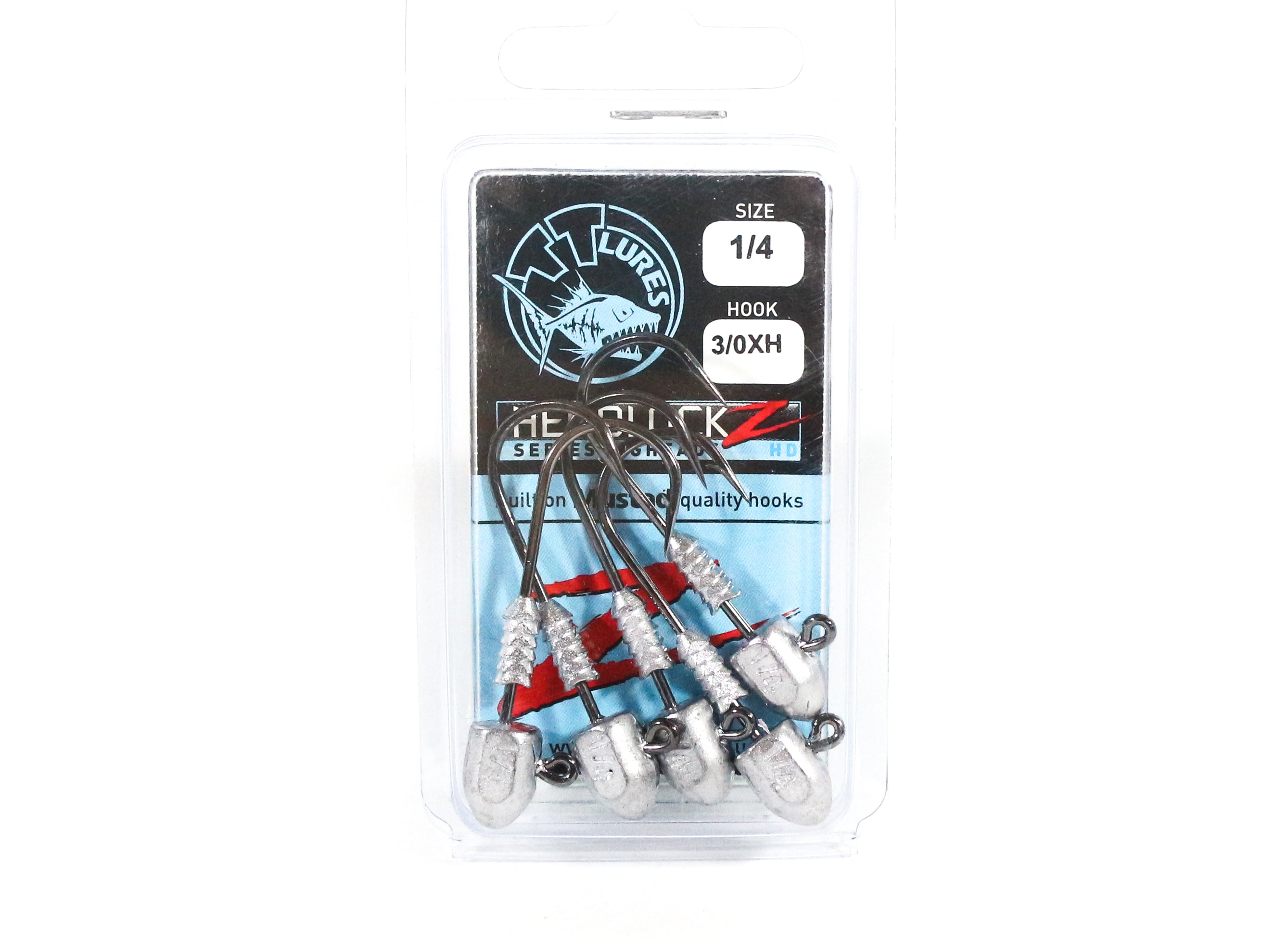 Tackle Tactics TT Headlockz HD Jig Head 1/4 oz 3/0 H 5/pack (3139)